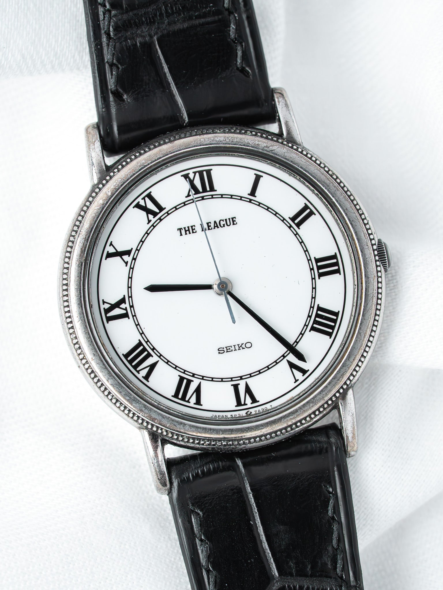 ساعة Seiko The League 5P31-7A50 فولاذ — مينا روماني (1987)