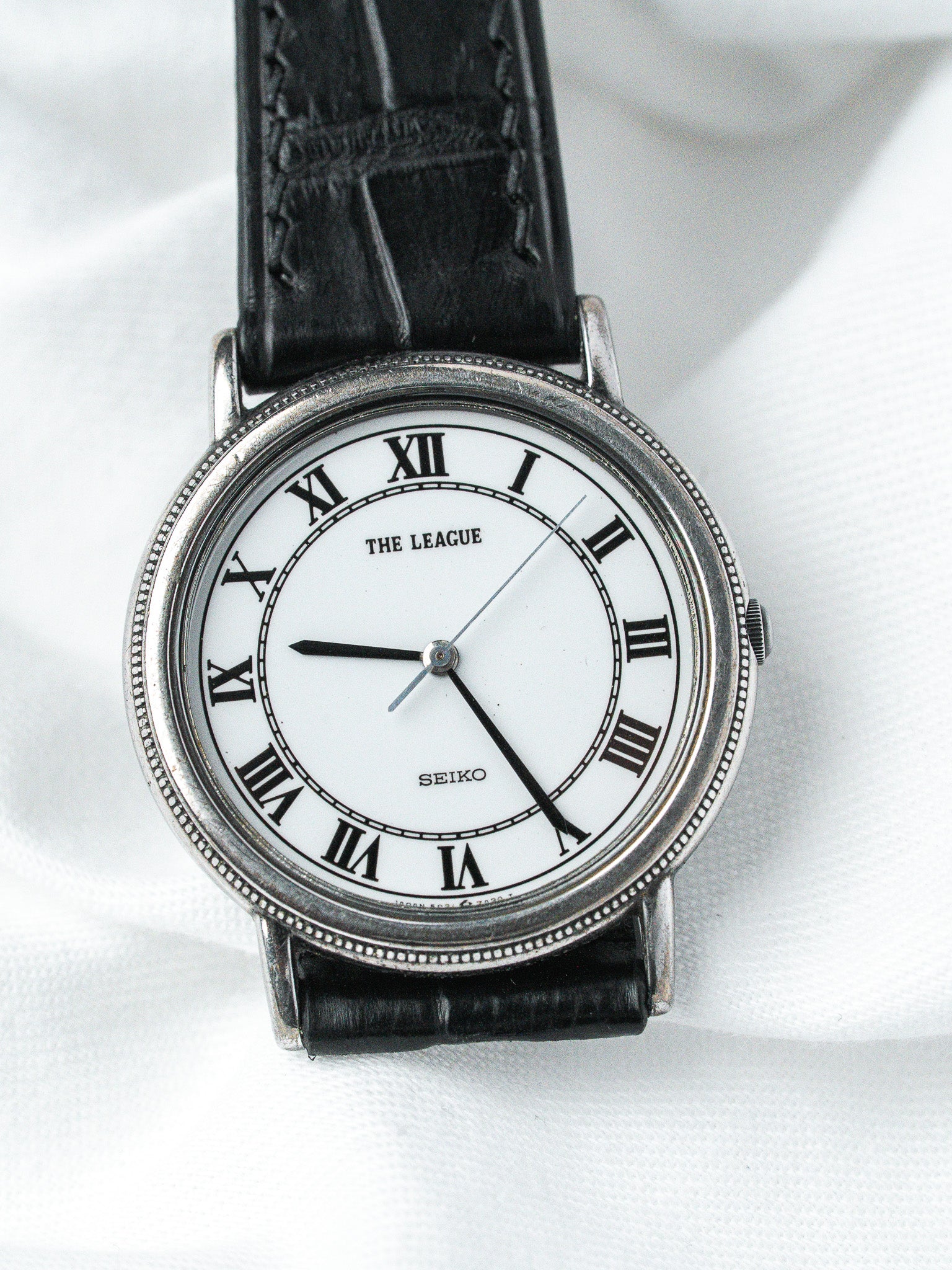 ساعة Seiko The League 5P31-7A50 فولاذ — مينا روماني (1987)