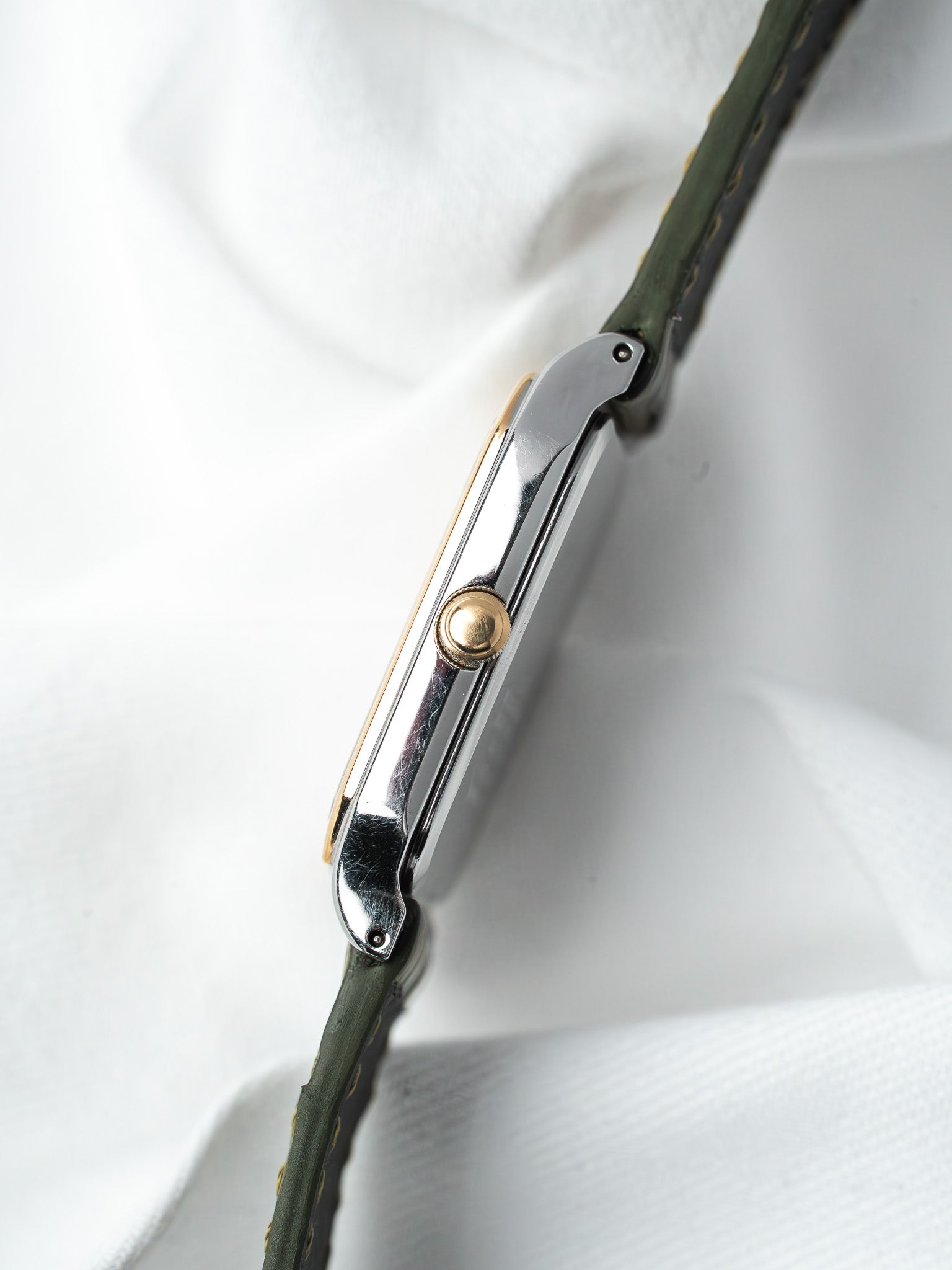 Montre Seiko Tank Spirit 5E31-5B50 Bicolore — Cadran Sablé (1994)