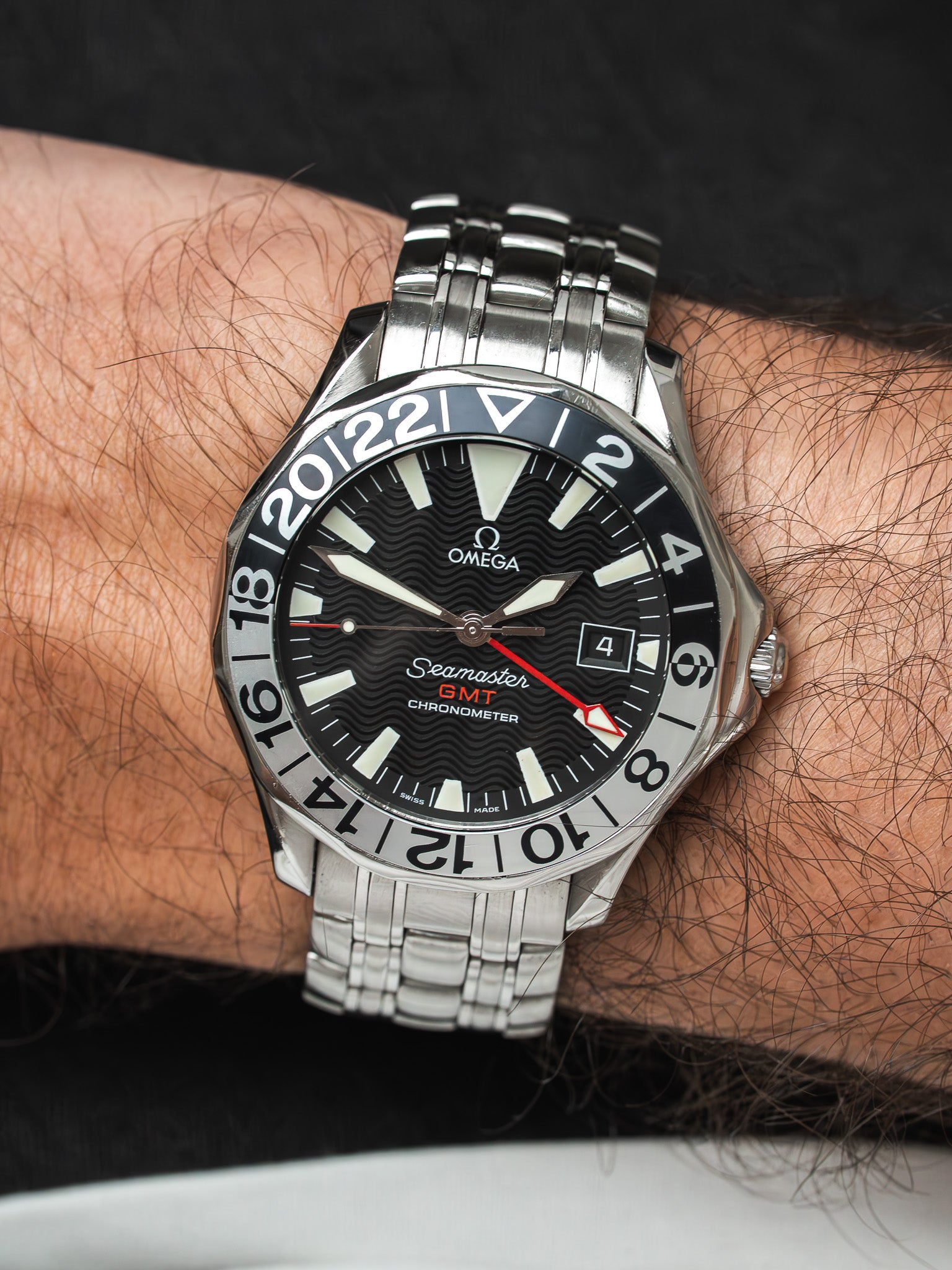 欧米茄 Seamaster GMT 2534.50 钢质——50周年纪念款(1999)