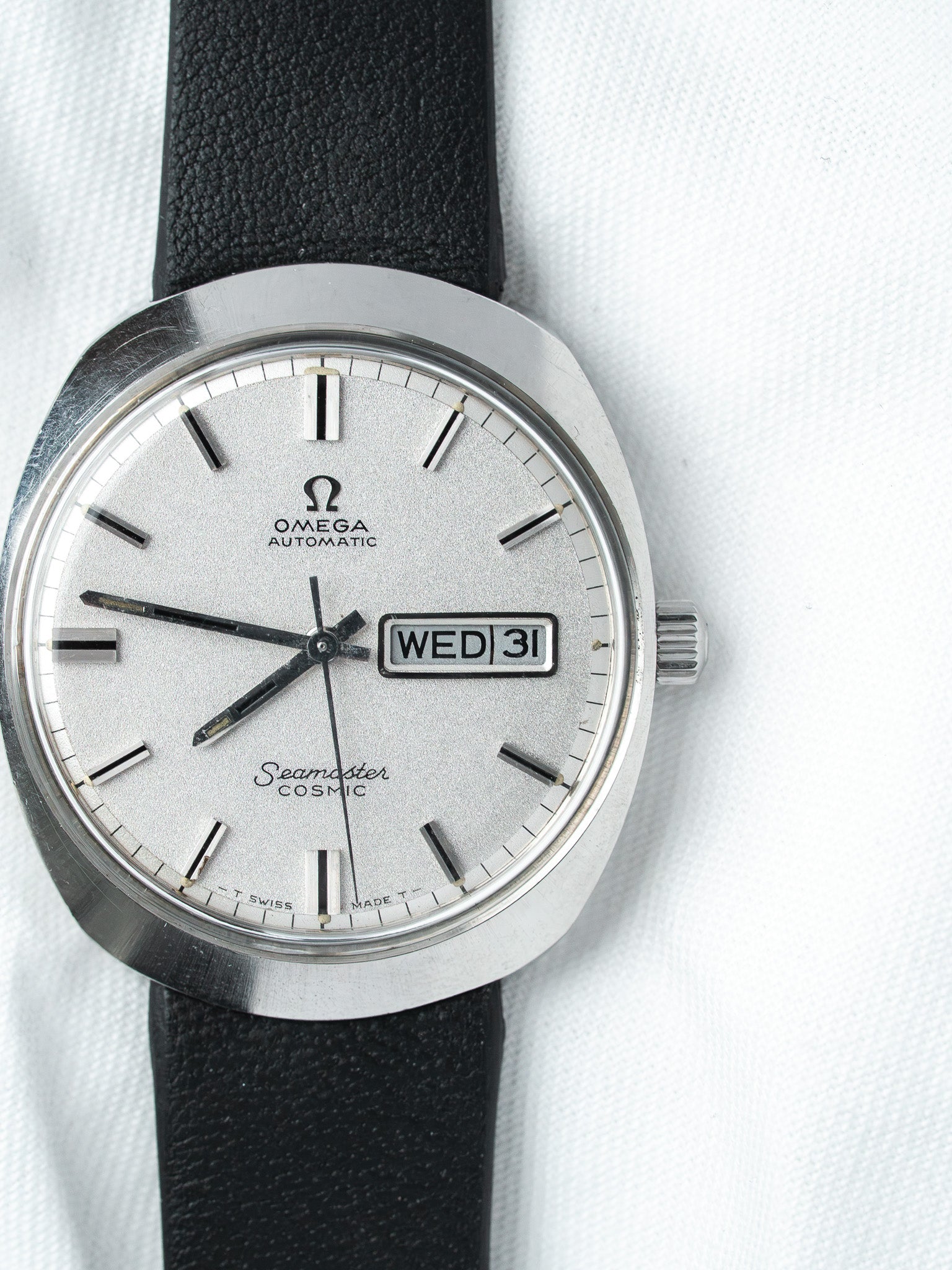 Omega Seamaster Cosmic 166.036 钢 —— C 中的 Day-Date(1969)