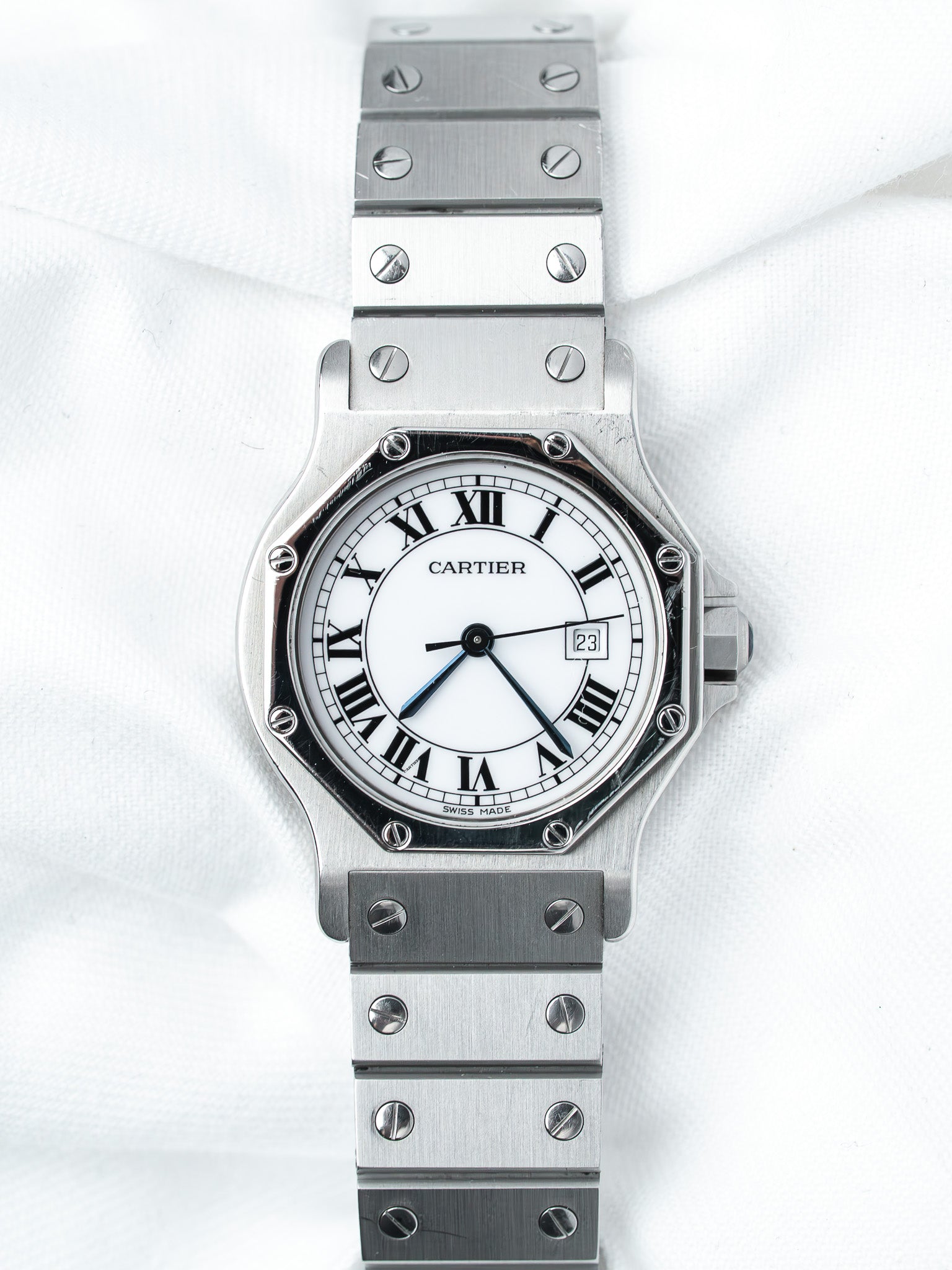 Montre Cartier Santos Octogonale 2965 Acier — Automatique (1980s)