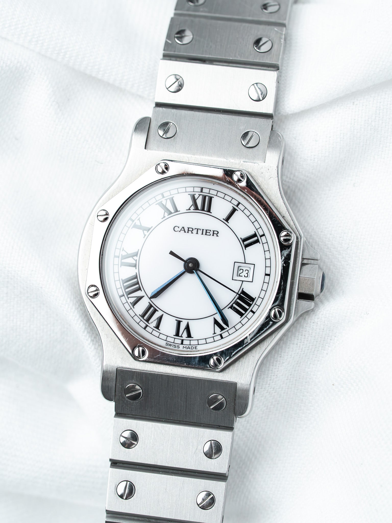 Montre Cartier Santos Octogonale 2965 Acier — Automatique (1980s)