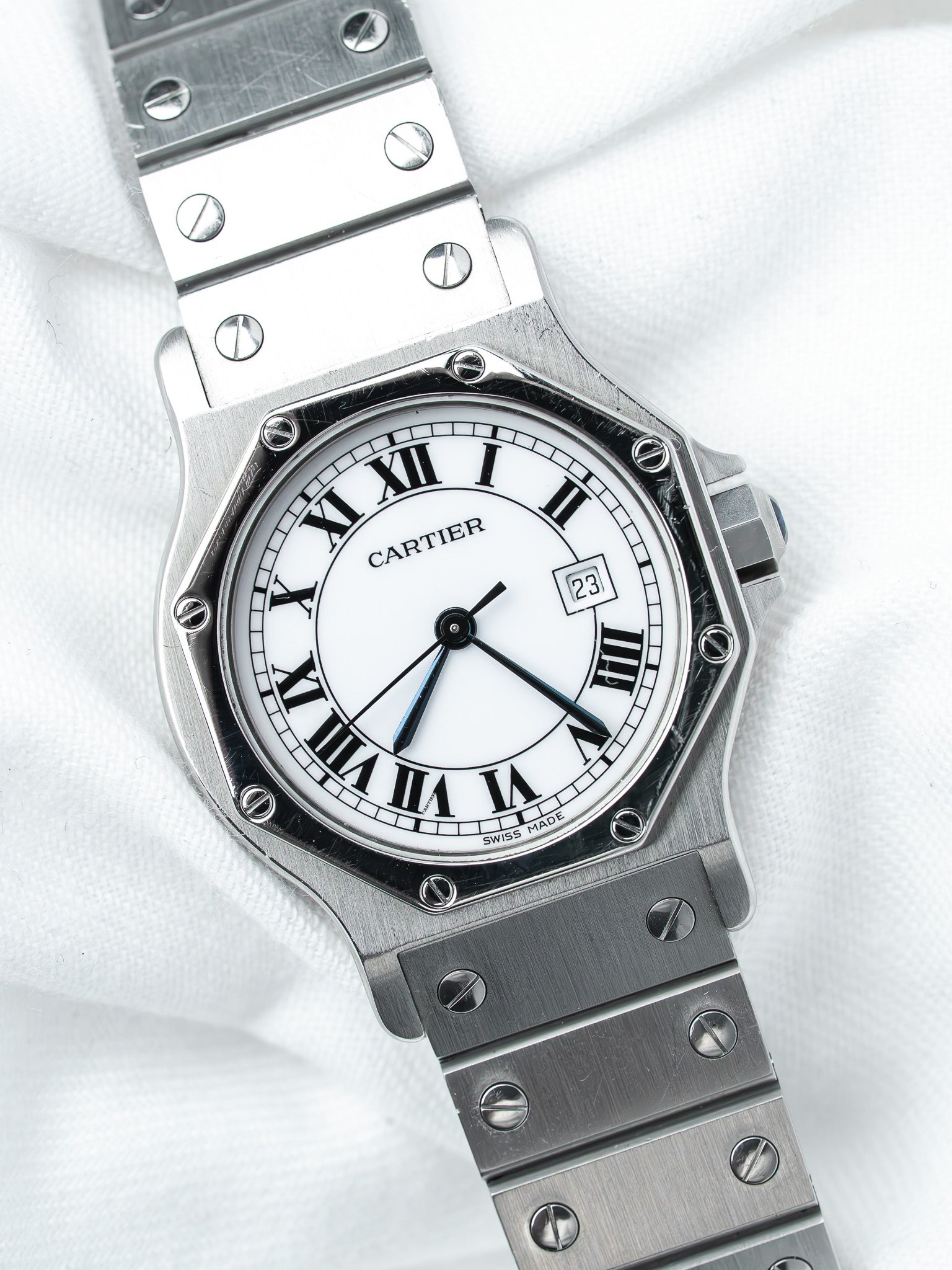 Montre Cartier Santos Octogonale 2965 Acier — Automatique (1980s)