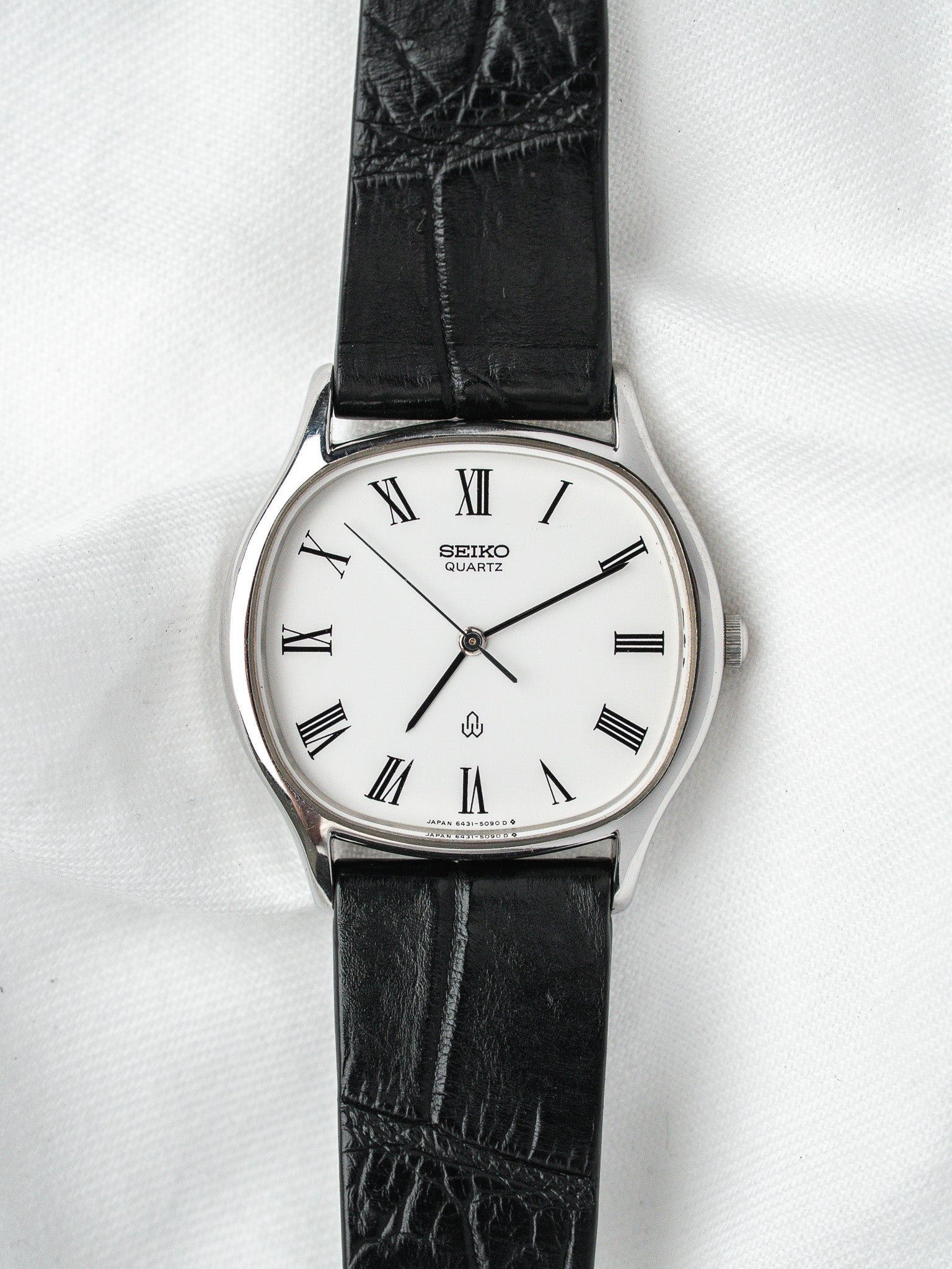 Montre Seiko 6431-5040 Acier — Coussin Cadran Romain (1982)