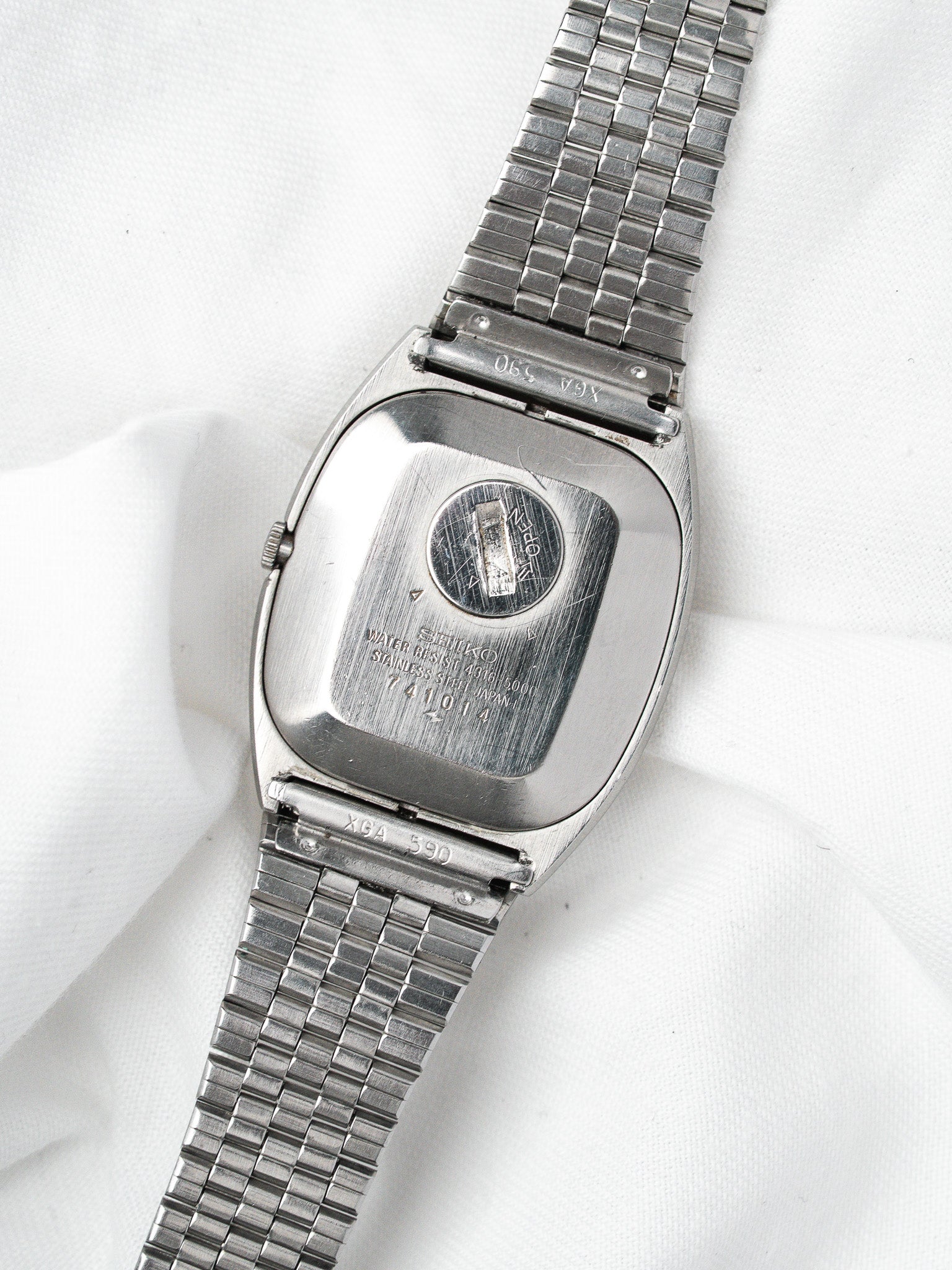 Seiko Type II 4318-5000 Coussin — Cadran Argenté Tapisserie (1977)