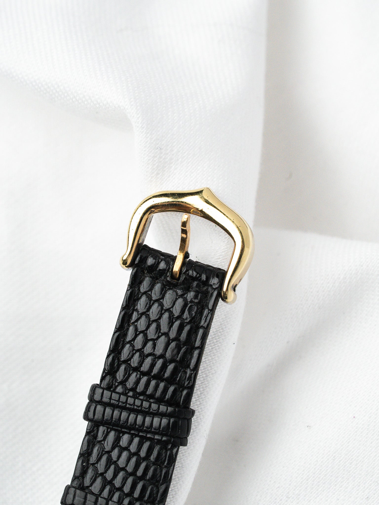 Cartier Must Watch Vendôme 590004 — Vermeil Quadrante Nero (1990s)