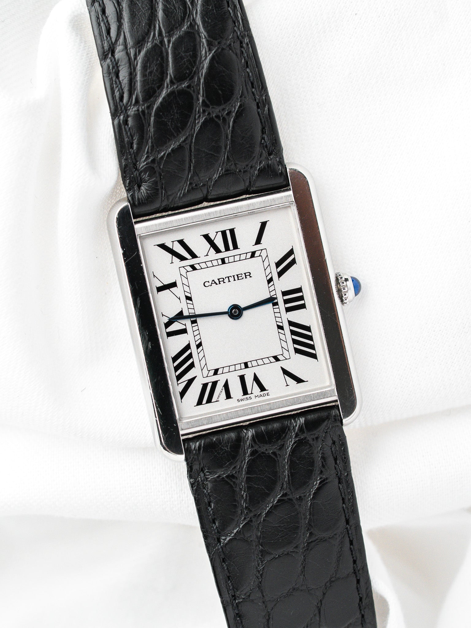 Montre Cartier Tank Solo 2715 Acier — Grand Modèle (2010s)