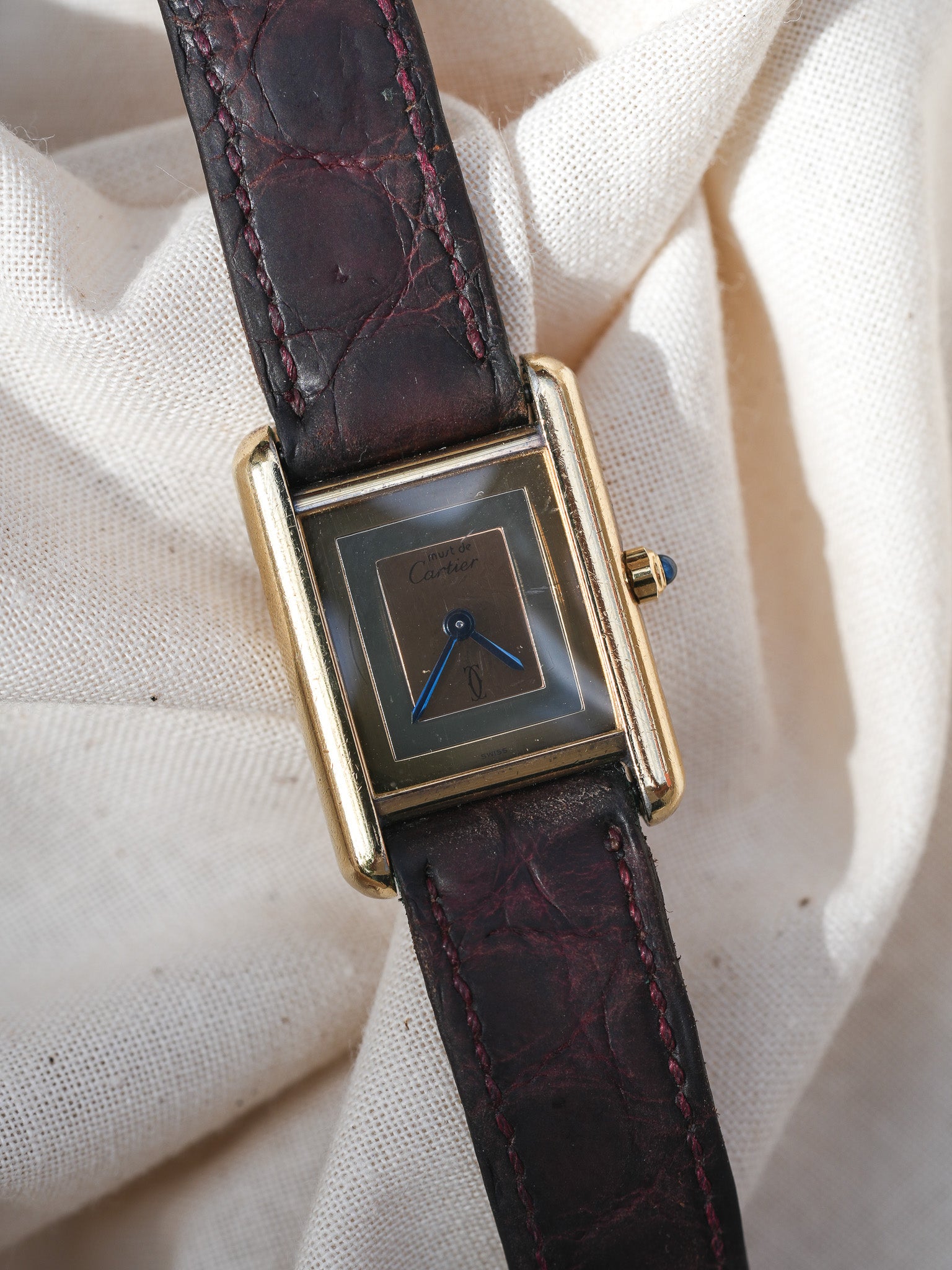 Cartier - Tank Must Trinity Petit modèle quartz - 1980s