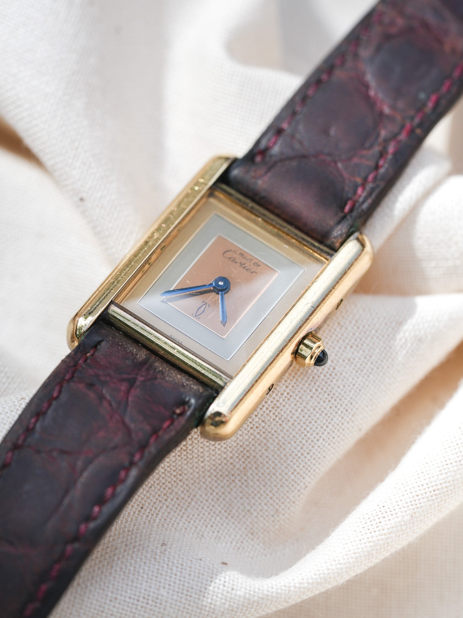 Cartier - Tank Must Trinity Petit modèle quartz - 1980s