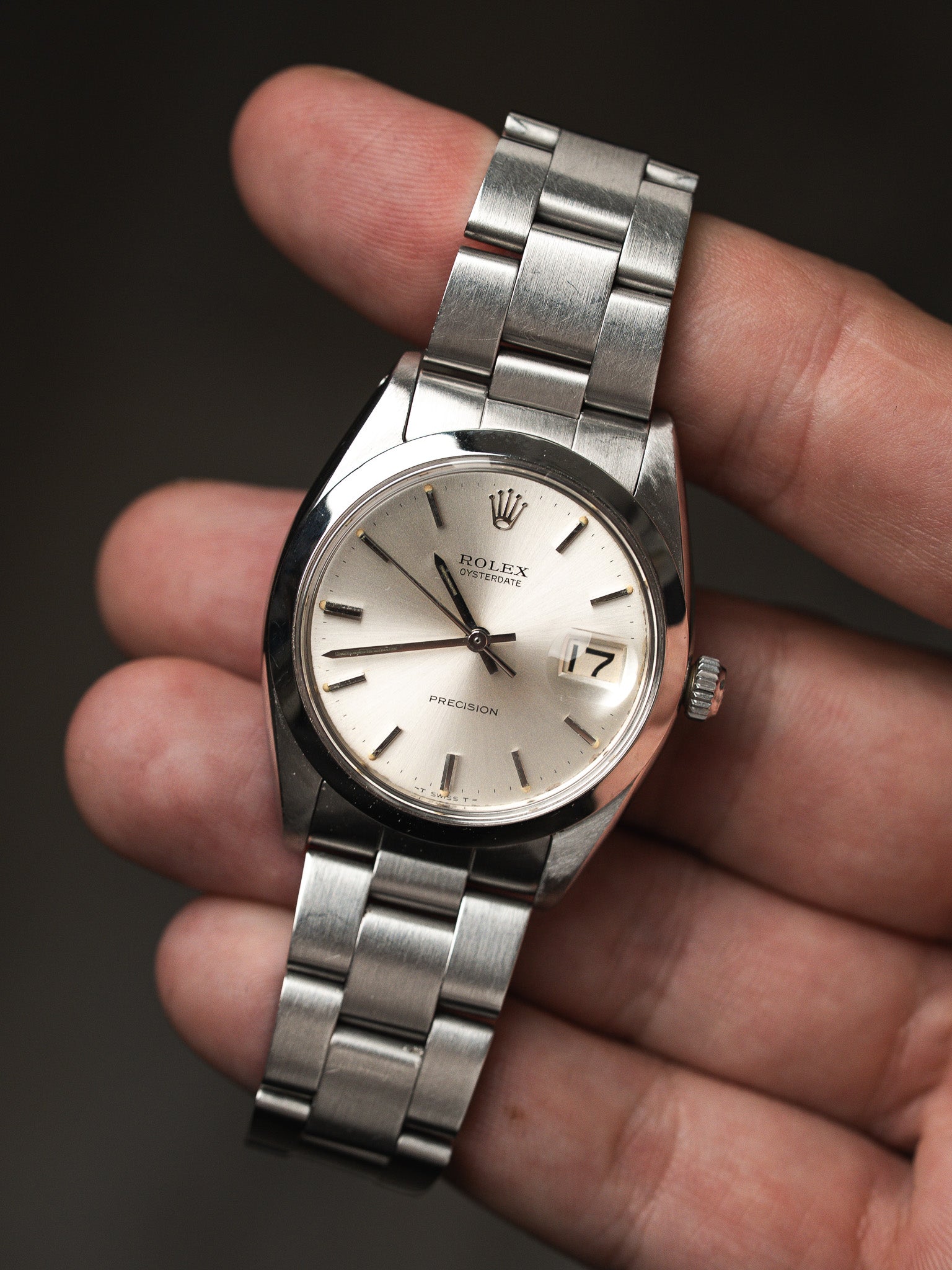 Montre Rolex Vintage Oysterdate Precision 6694 — Bracelet Oyster (1961)