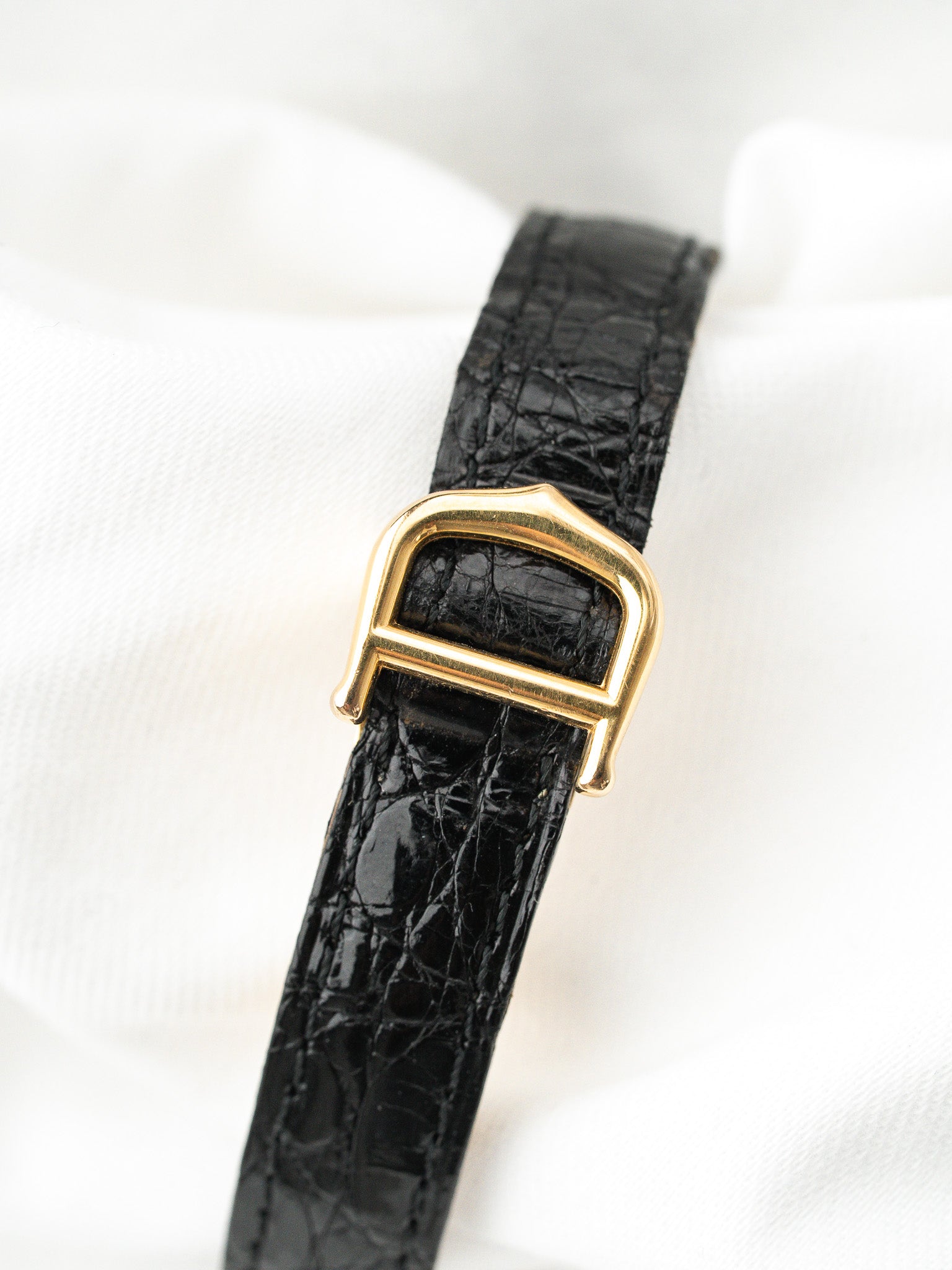 Montre Cartier Must Colisée Vermeil (1994) – Full Set & Bracelet Noir