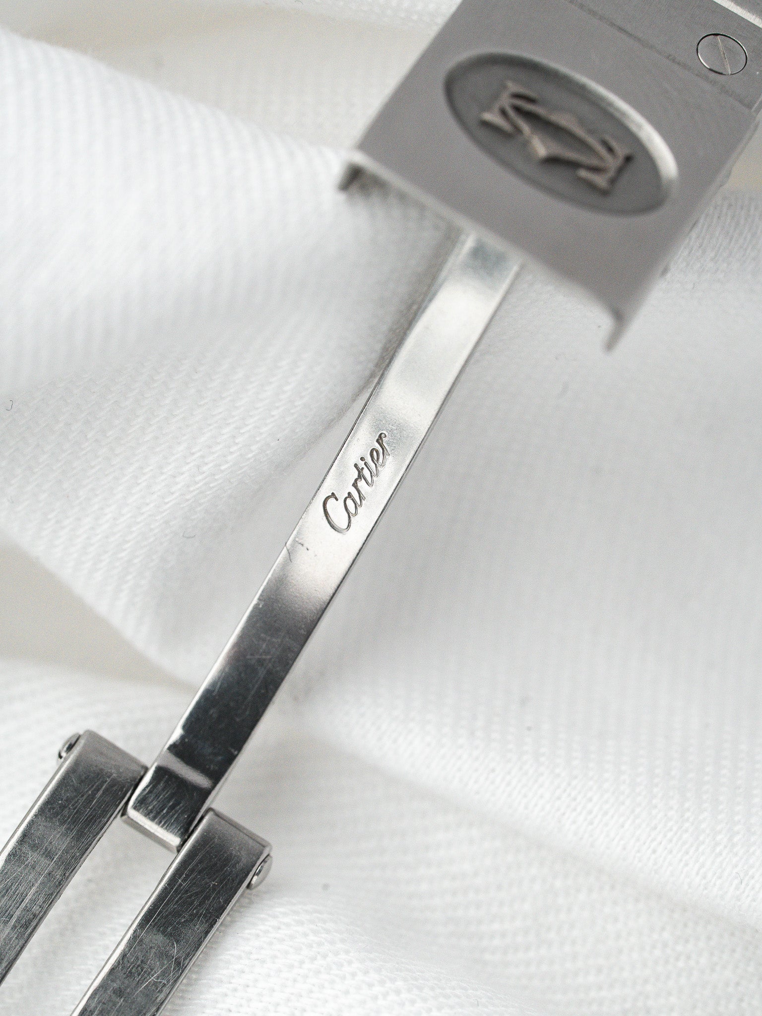 Cartier Vintage Santos Galbée Uhr 987901 — Stahl (1990s)