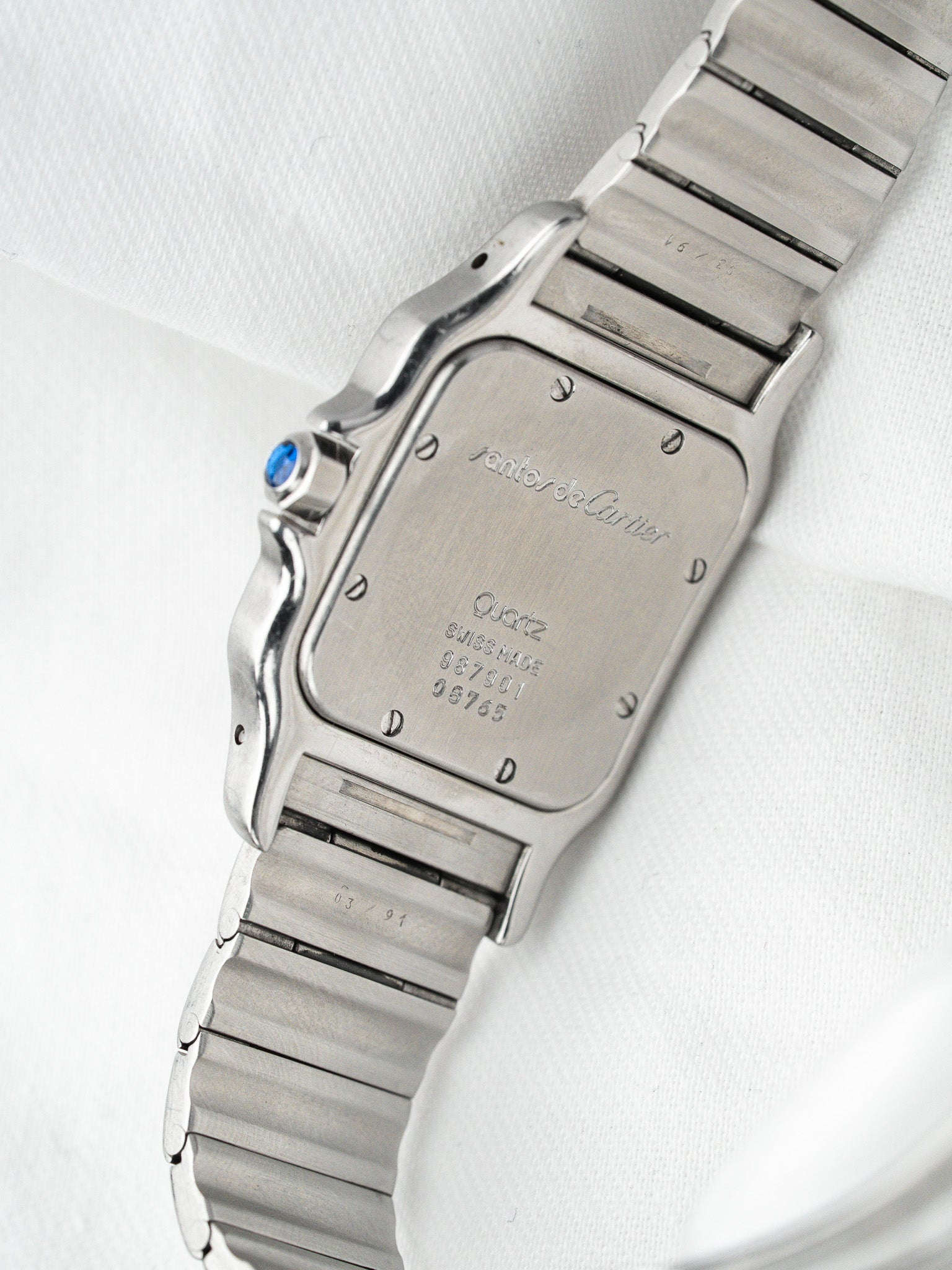 Cartier Vintage Santos Galbée Uhr 987901 — Stahl (1990s)