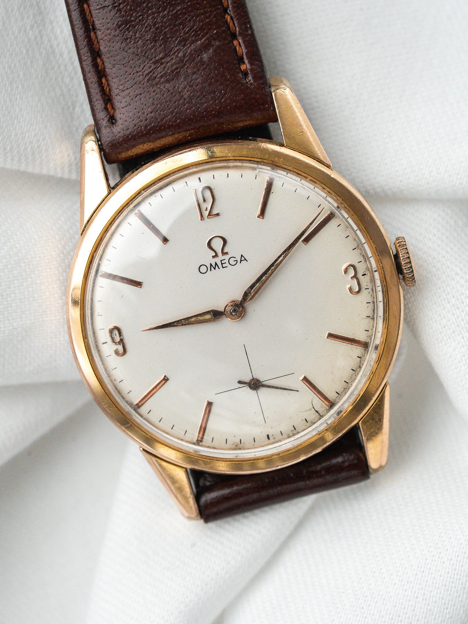 Montre Omega Vintage 14391-62 — Plaqué Or Petite Seconde (1961)