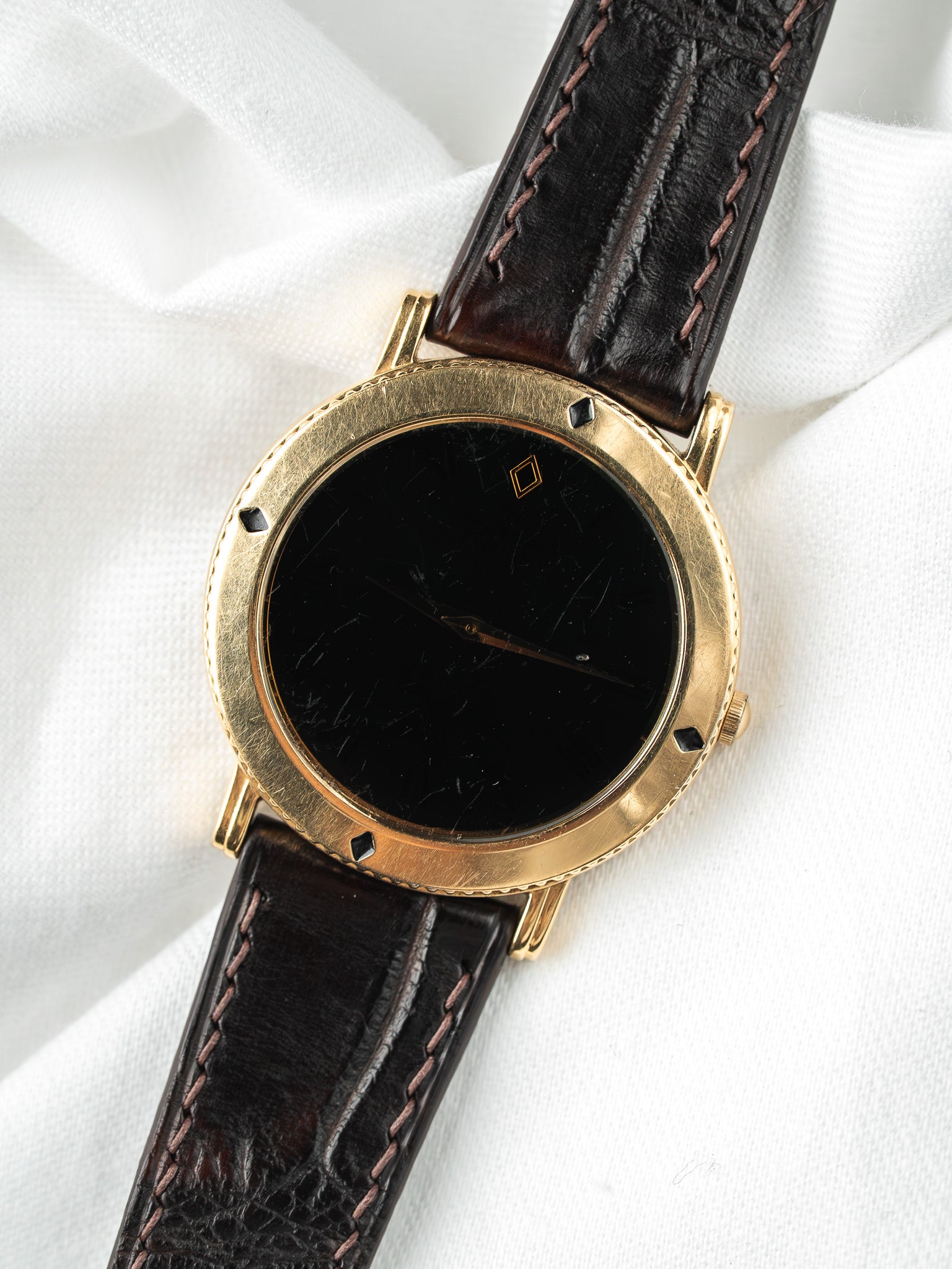 Seiko The Blackdiamond Collection Orologio — Placcato oro Quadrante nascosto (1993)