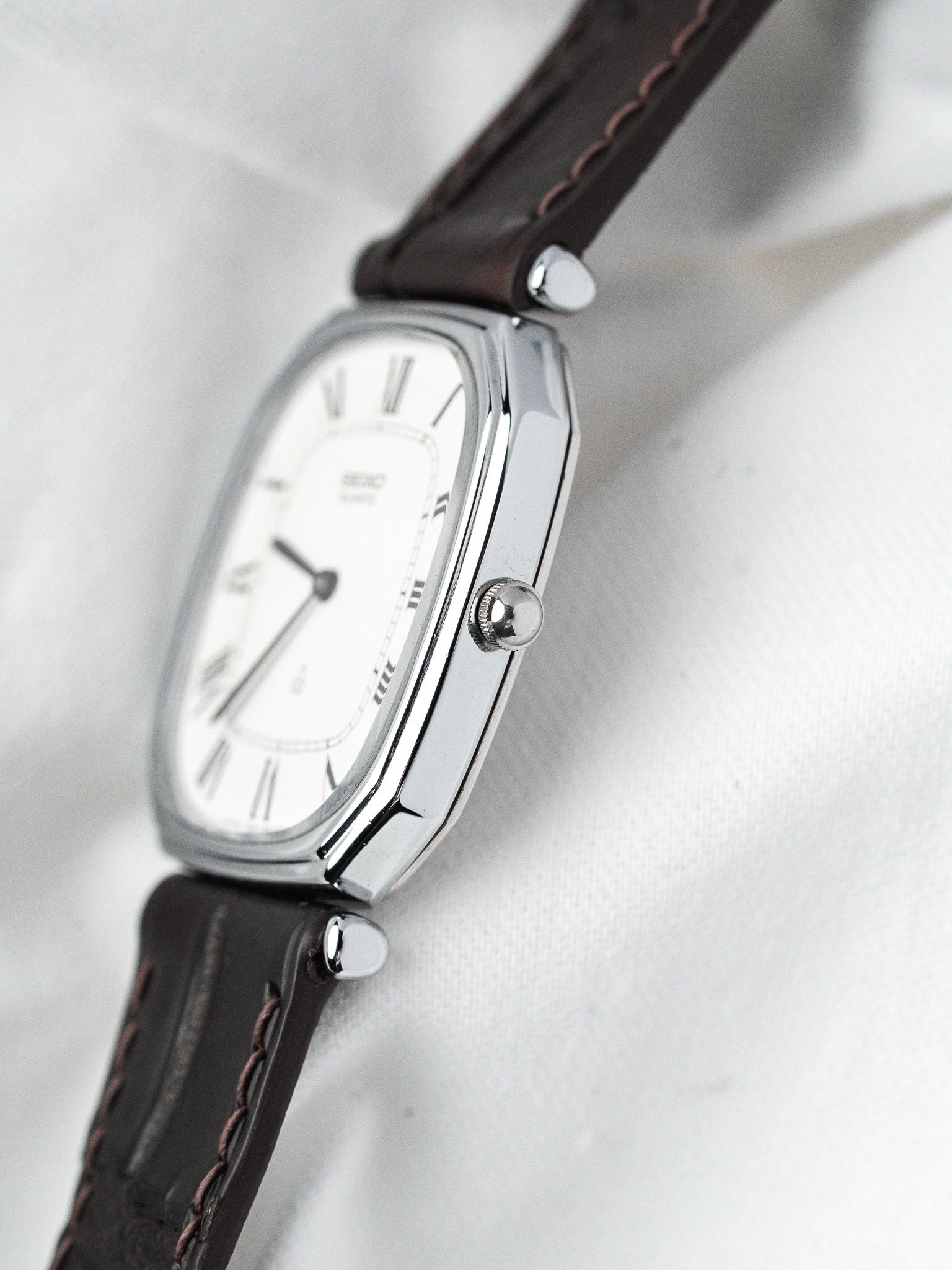 Seiko Vintage 7820-5480 Часы — сталь, римские цифры (1980)