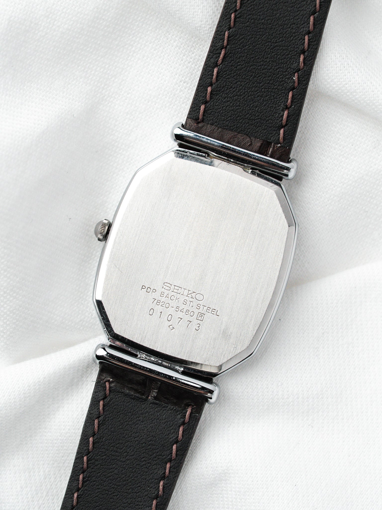 Seiko Vintage 7820-5480 Часы — сталь, римские цифры (1980)