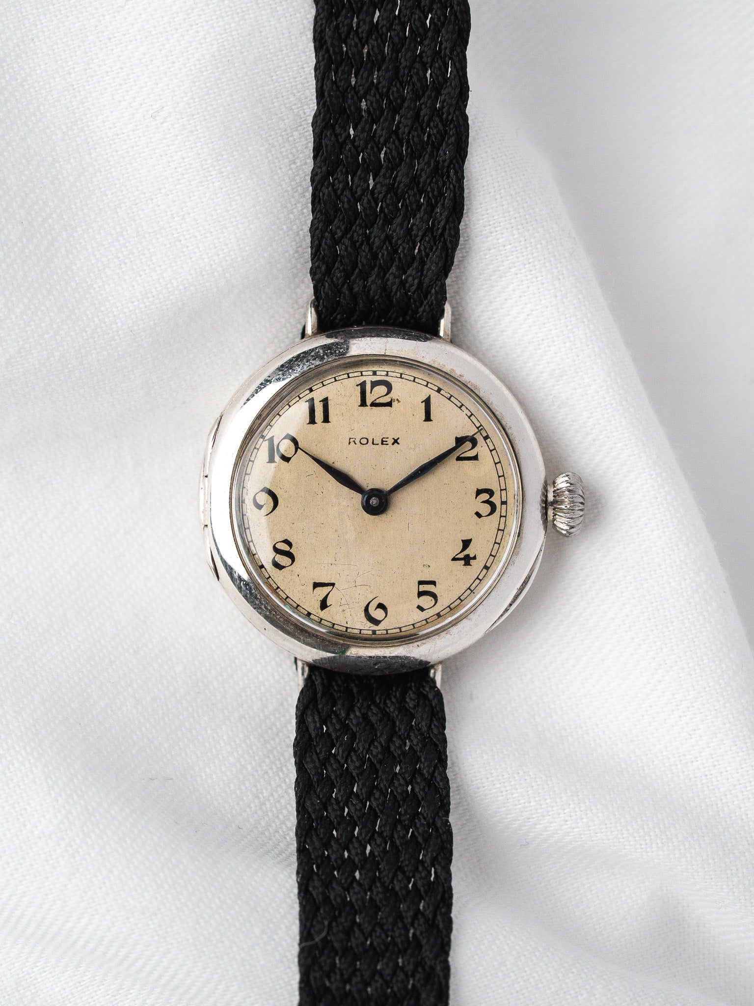 Vintage Rolex Watch Silver — Wilsdorf & Davis (1915-1920)
