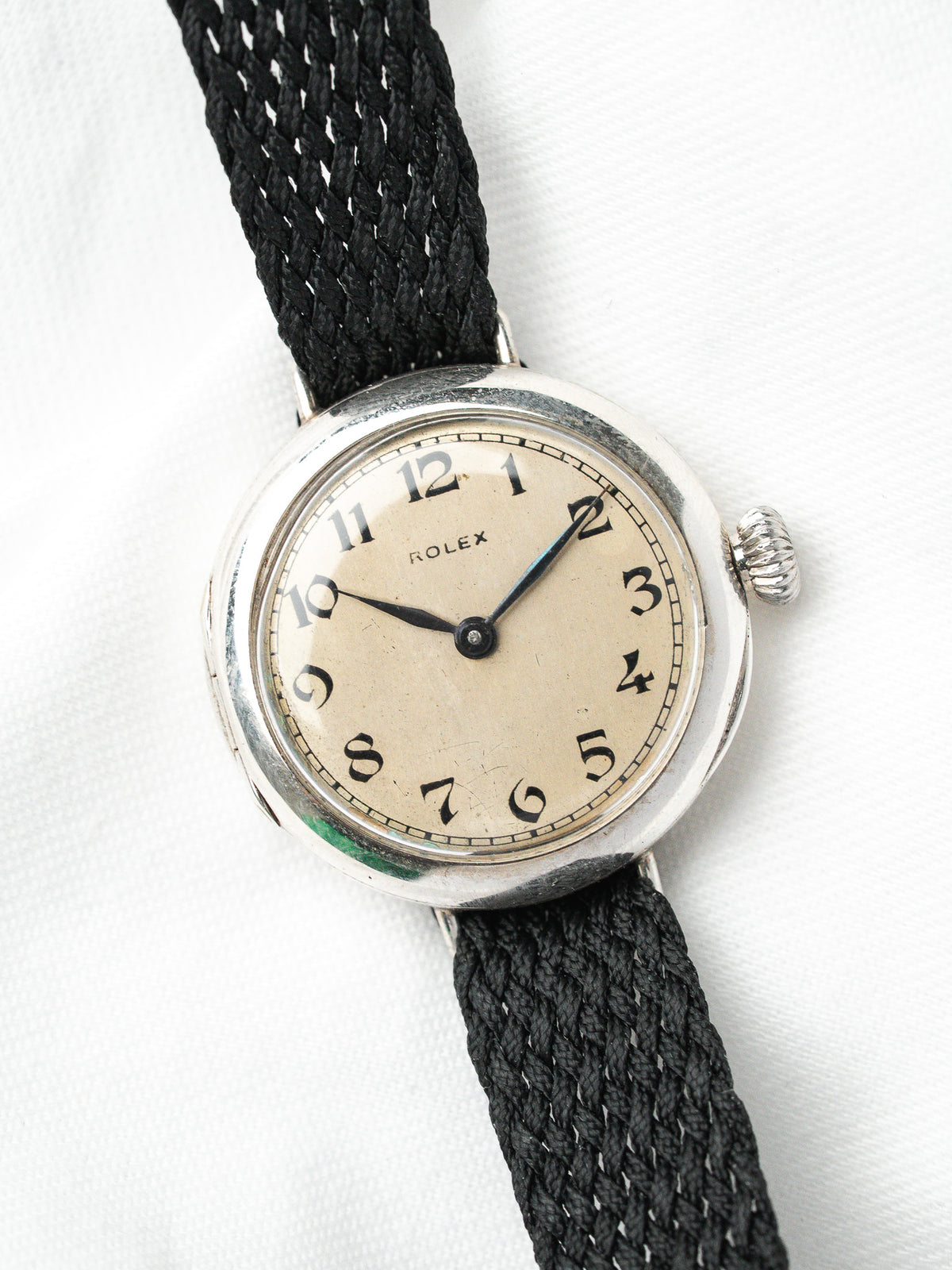 Vintage Rolex Watch Silver — Wilsdorf & Davis (1915-1920)