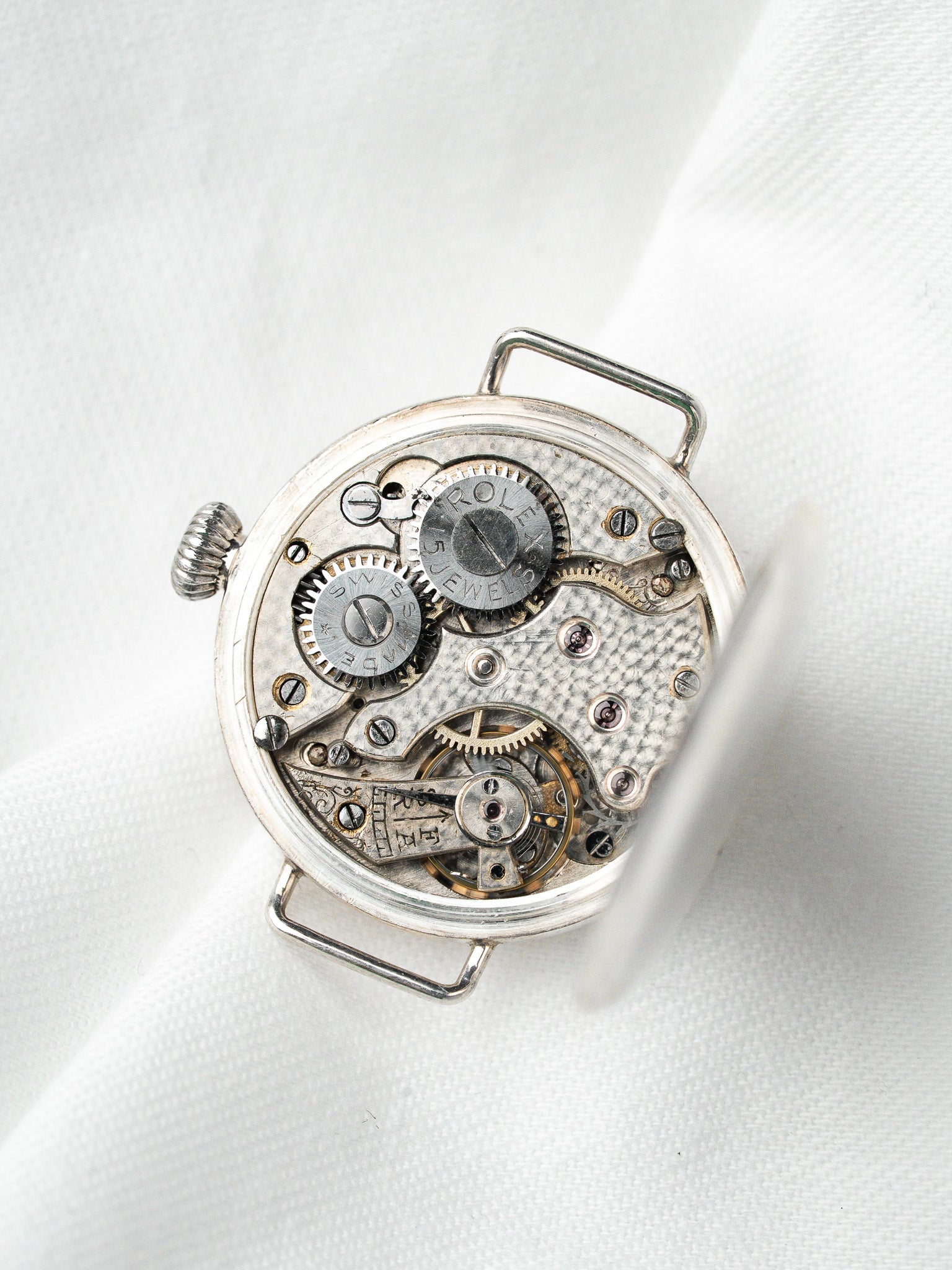 Vintage Rolex Watch Silver — Wilsdorf & Davis (1915-1920)