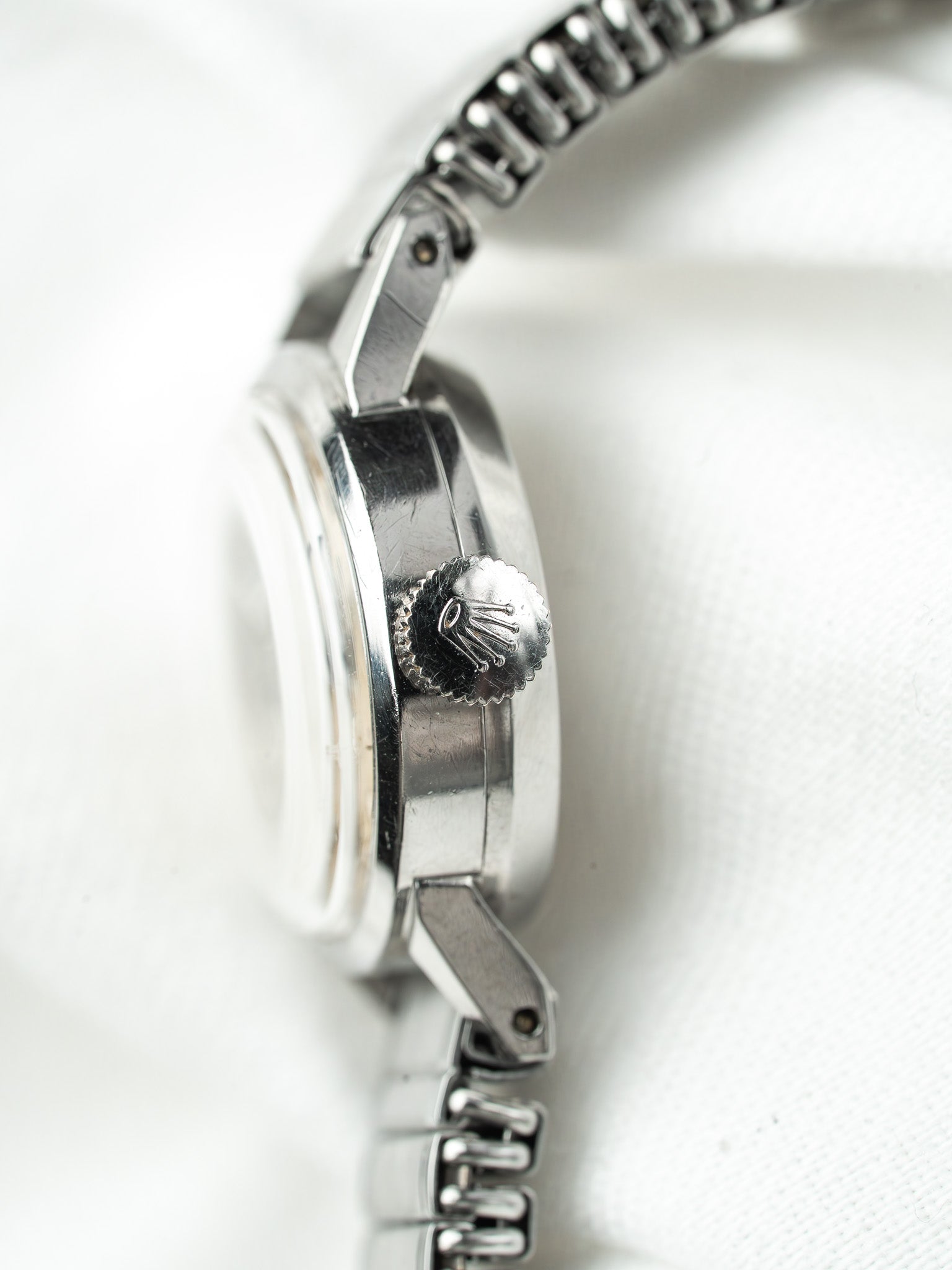Rolex Precision 9169 Vintage — Montre Femme Trotteuse Bleuie (1955)