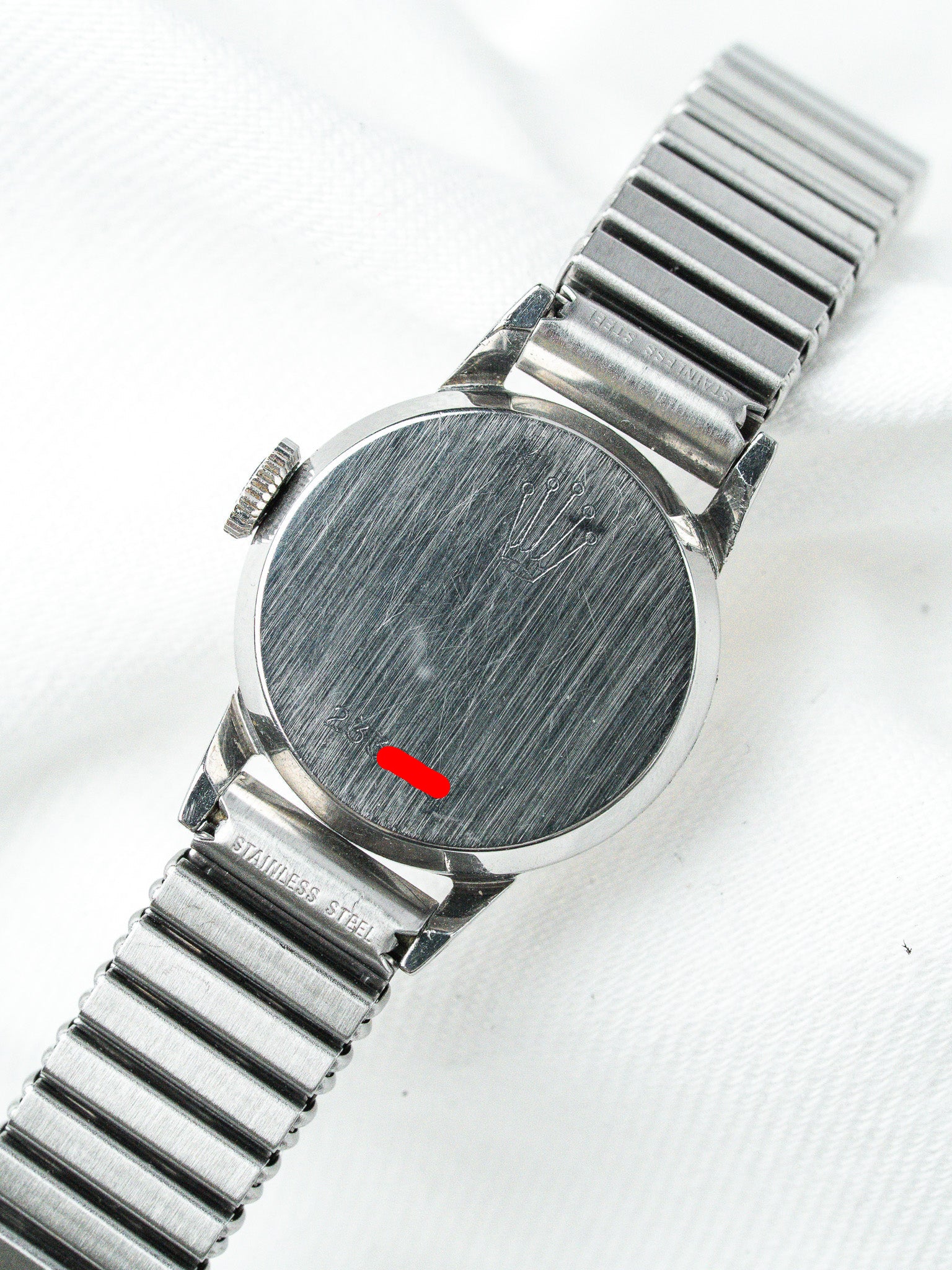 Rolex Precision 9169 Vintage — Montre Femme Trotteuse Bleuie (1955)