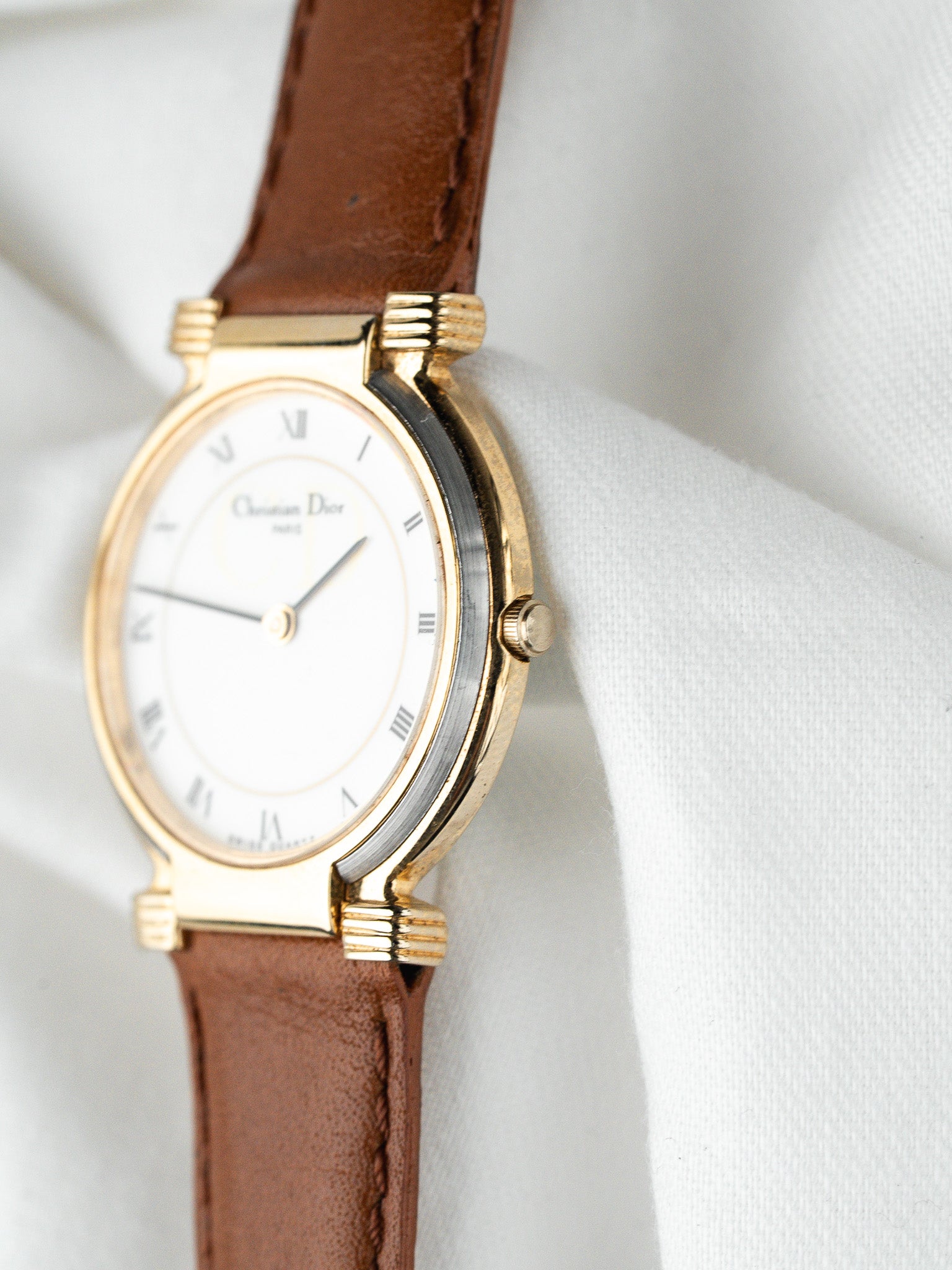 Christian Dior Vintage 511501 Watch — Two-Tone Monogram (1990s)