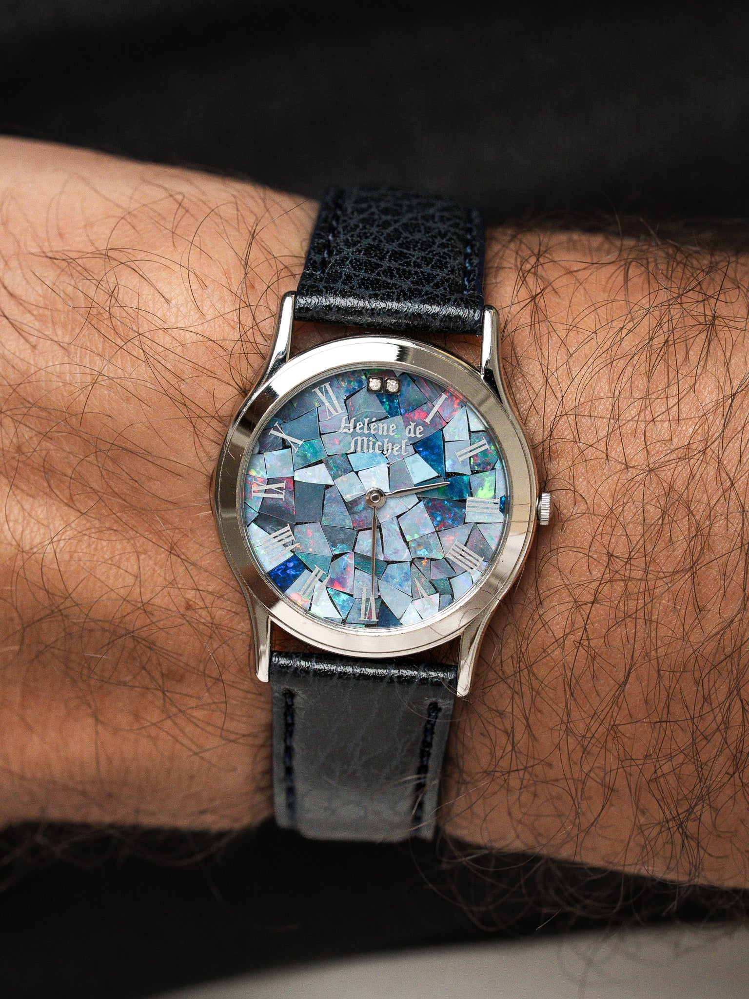 Montre Hélène de Michel Argent — Cadran Opale Mosaïque (1990s)