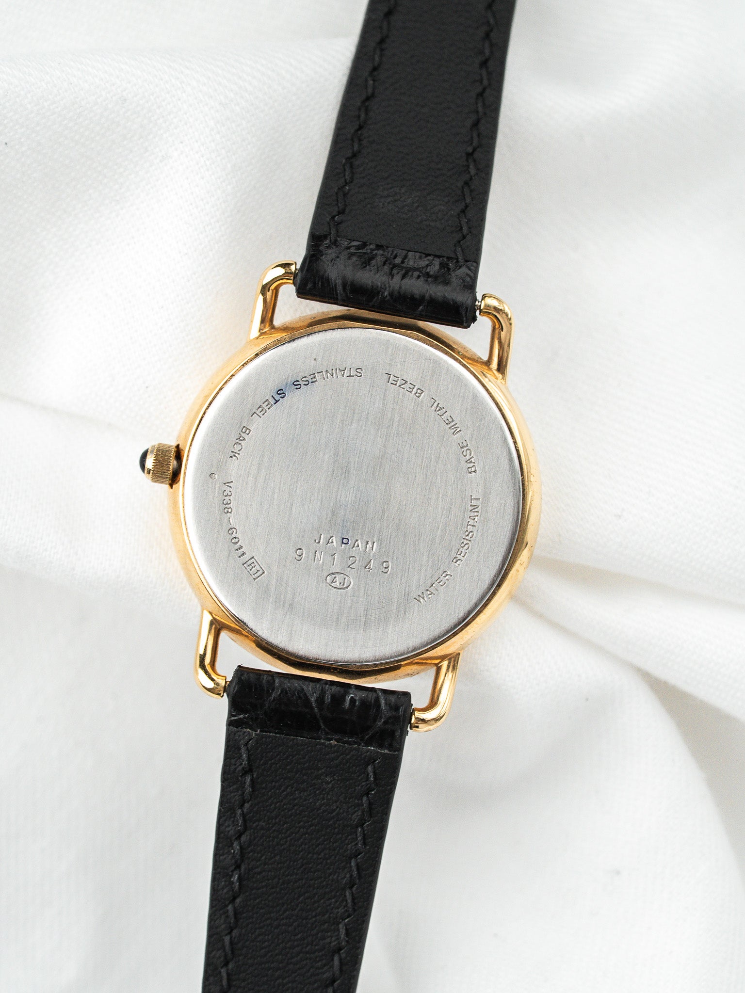Montre Alba Success Vintage — Phase de Lune Plaqué Or (1990s)