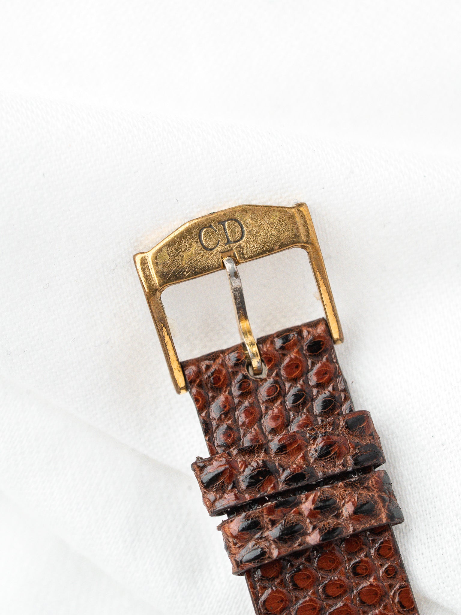 Montre Christian Dior Vintage — Chiffres Romains Or (1990s)