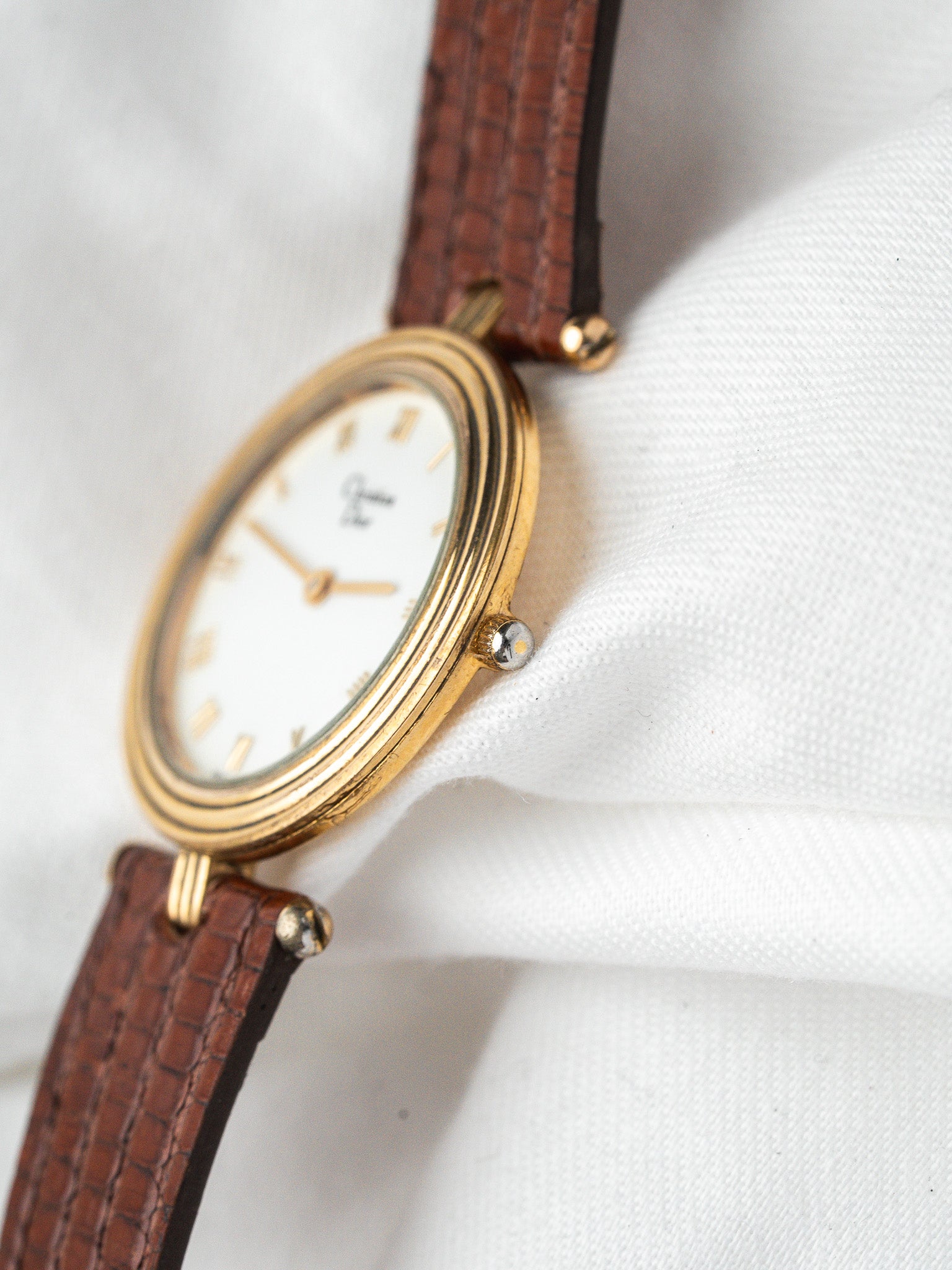 Montre Christian Dior Vintage — Chiffres Romains Or (1990s)