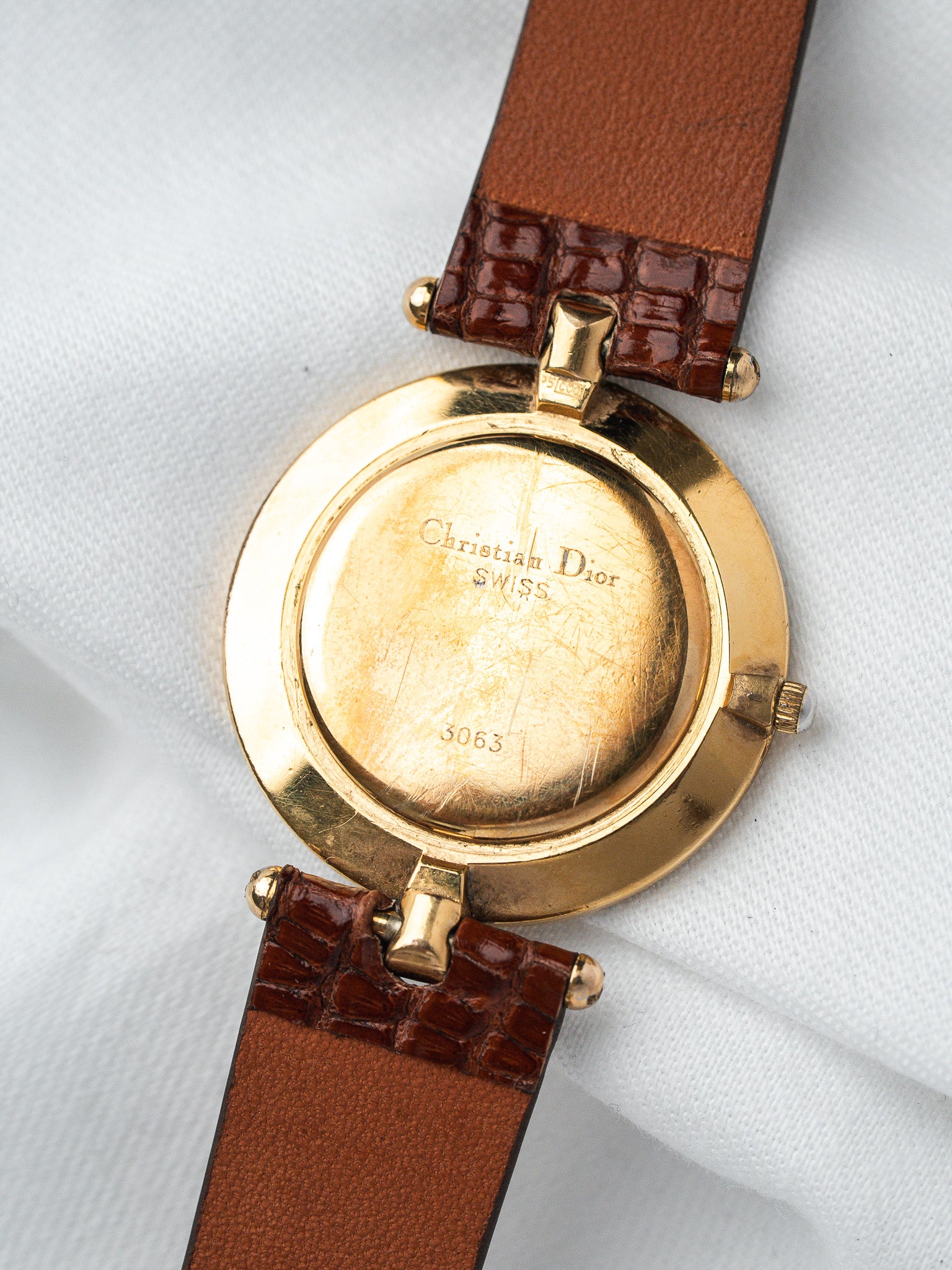 Montre Christian Dior Vintage — Chiffres Romains Or (1990s)