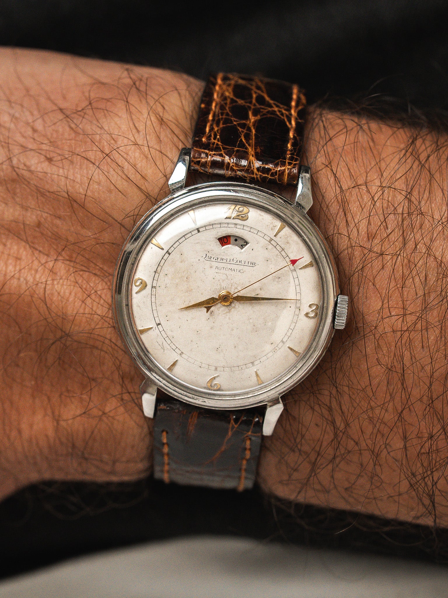 Montre JLC Vintage Powermatic 481 — Réserve de Marche (1950s)