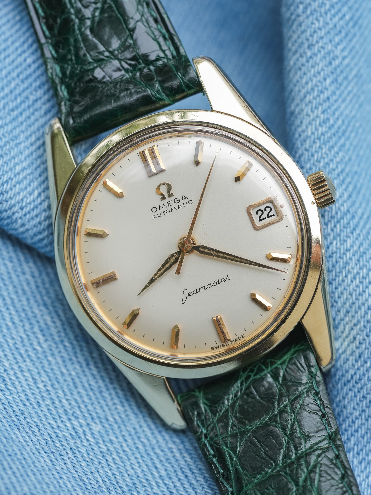 Omega - Seamaster 14701-3-SC Дата Позолоченный - 1960