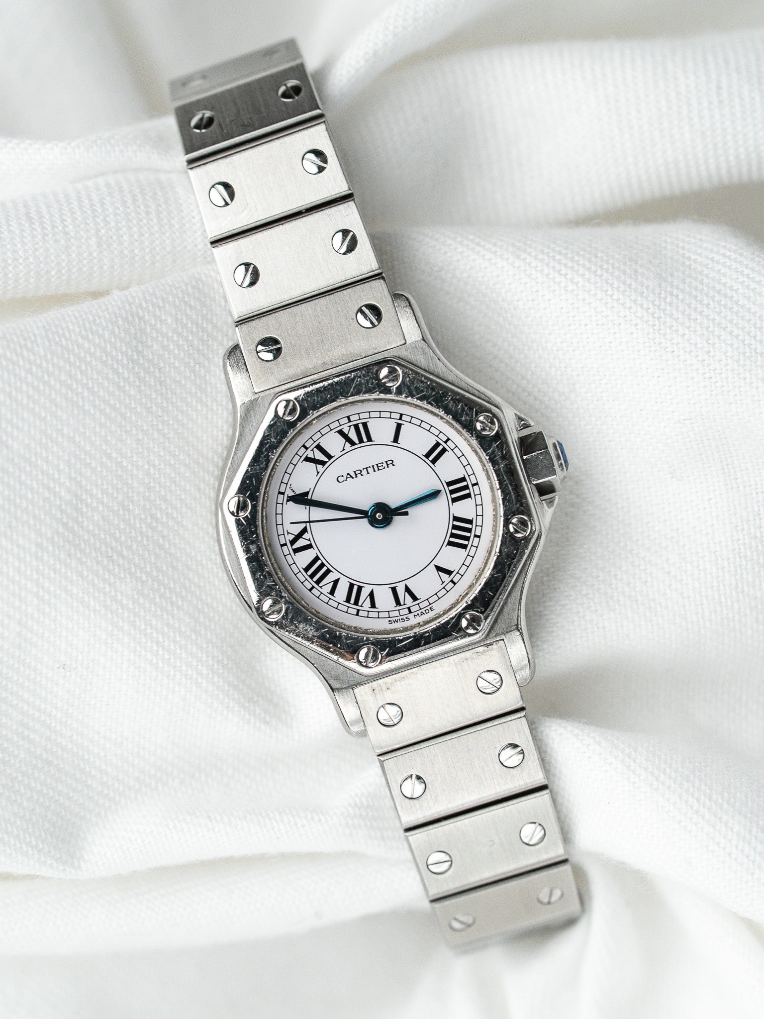 Cartier Santos Octogonale 0906 — Automatique Bracelet Acier (1980s)