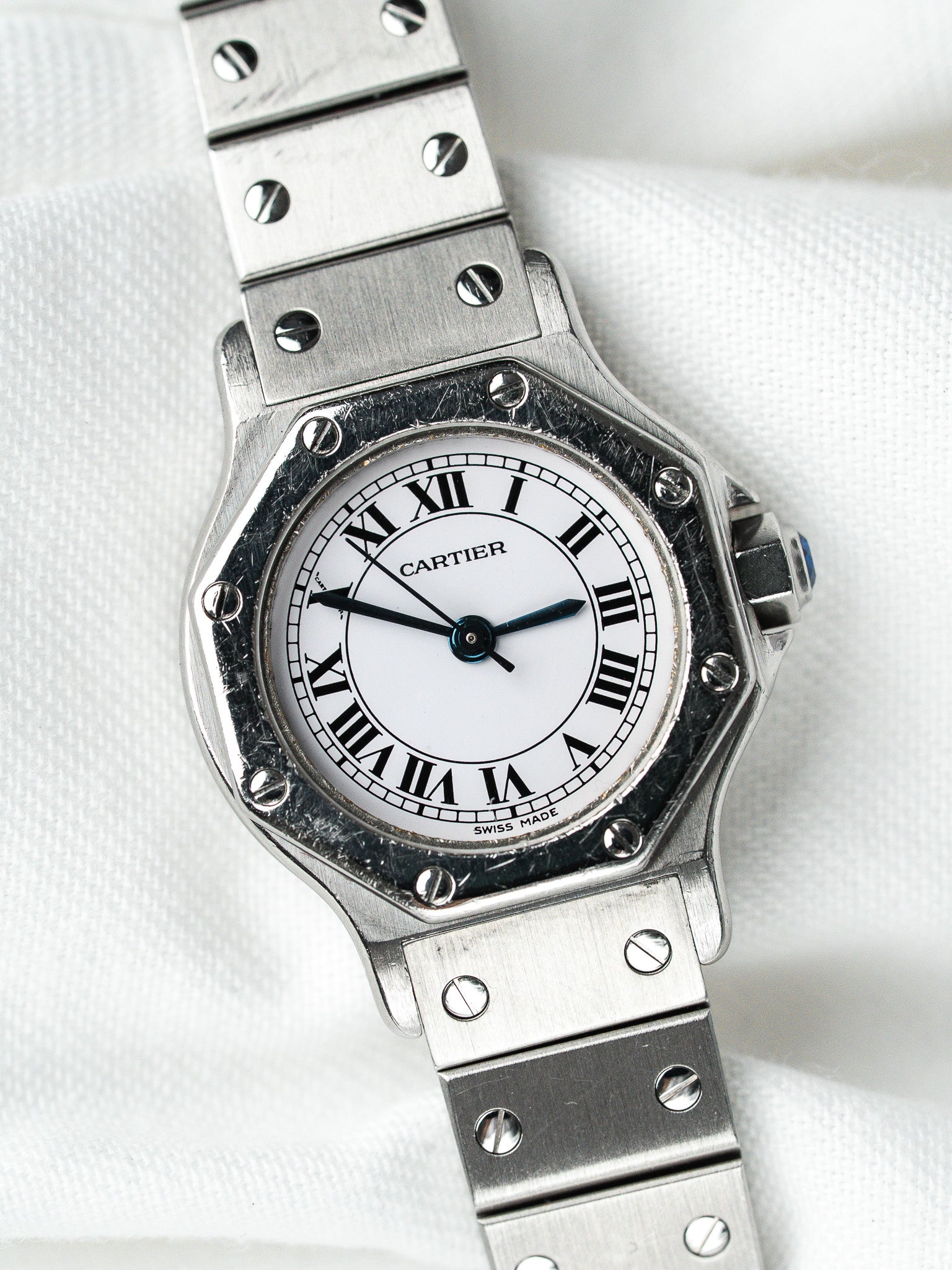 Cartier Santos Octogonale 0906 — Automatique Bracelet Acier (1980s)