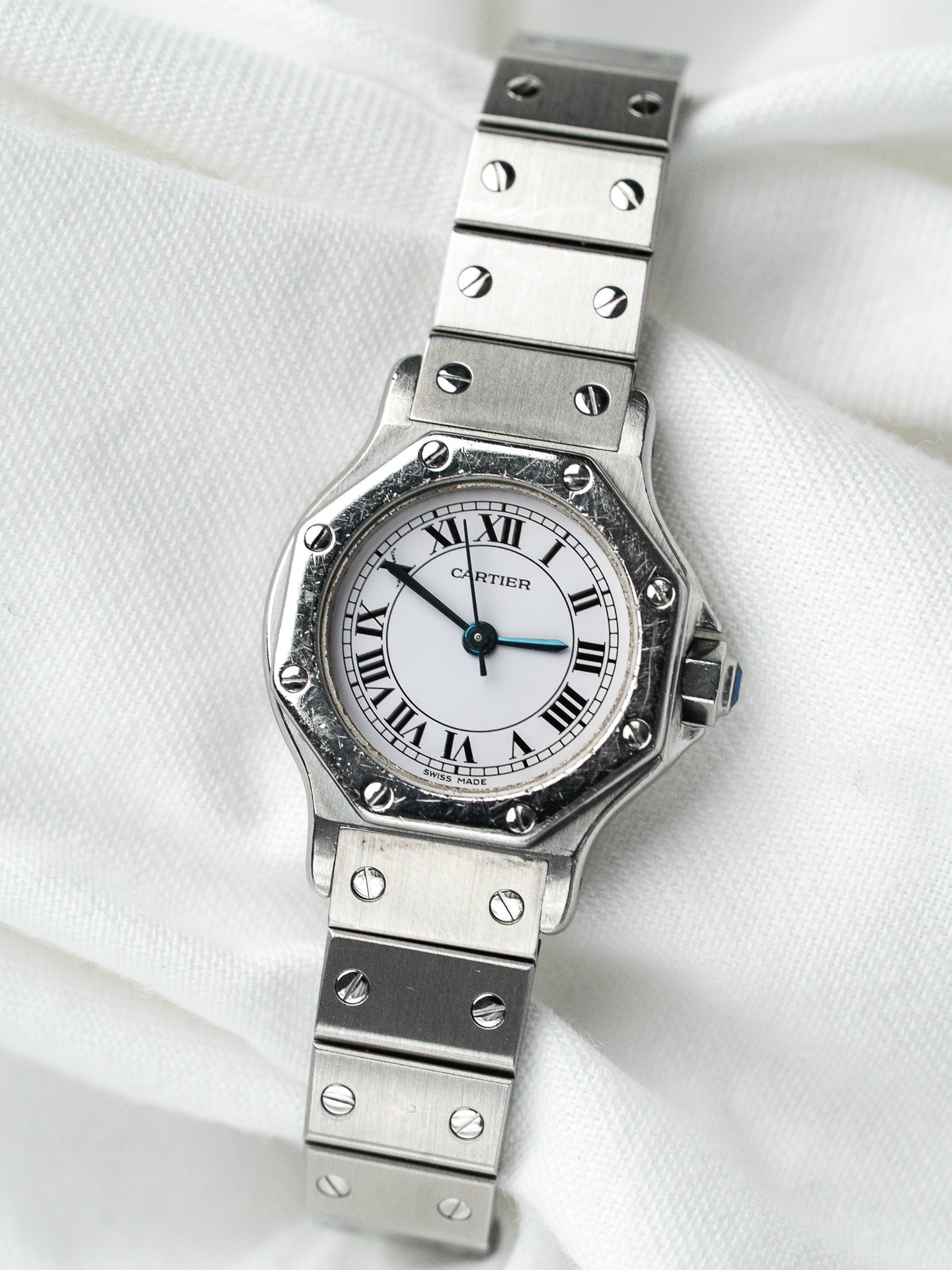 Cartier Santos Octogonale 0906 — Automatique Bracelet Acier (1980s)