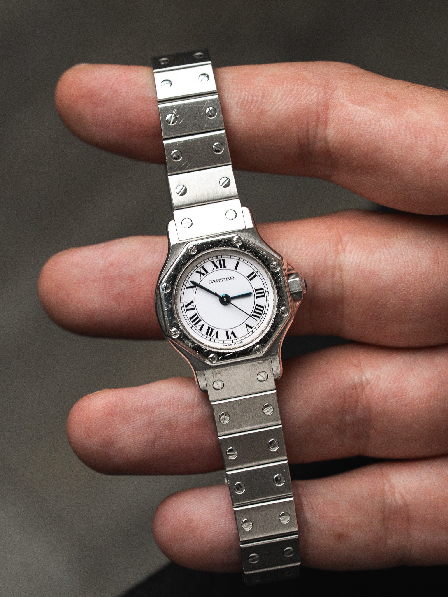 Cartier Santos Octogonale 0906 — Automatique Bracelet Acier (1980s)