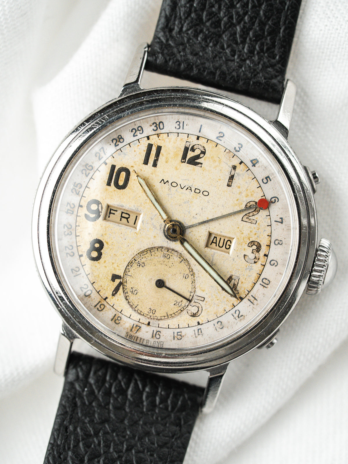 Movado Calendograf 14788 Triple Calendrier — Petite Seconde (1950s)