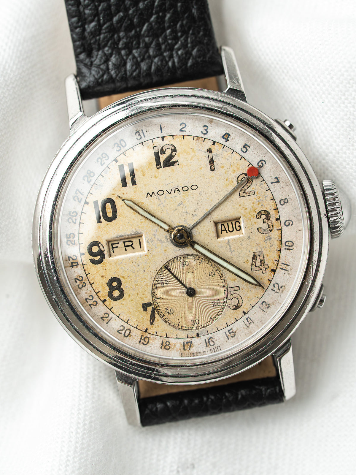 Movado Calendograf 14788 Triple Calendrier — Petite Seconde (1950s)