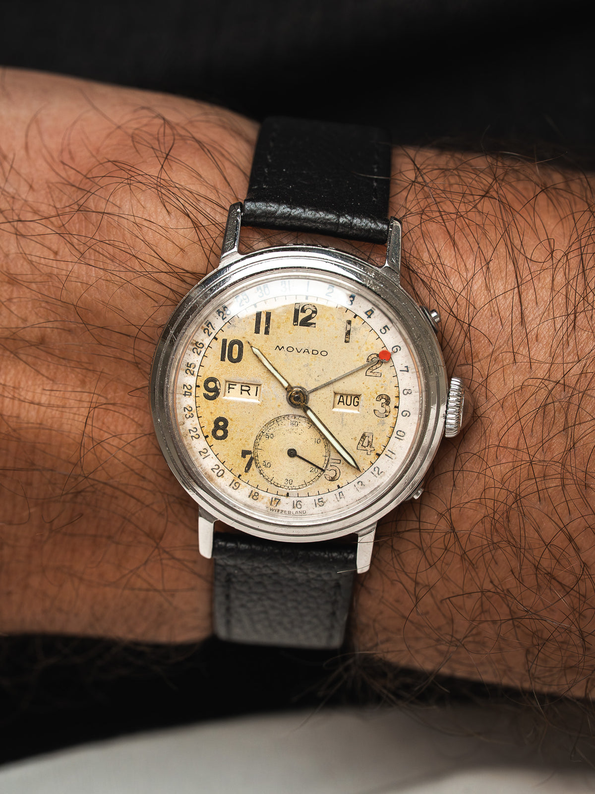 Movado Calendograf 14788 Triple Calendrier — Petite Seconde (1950s)