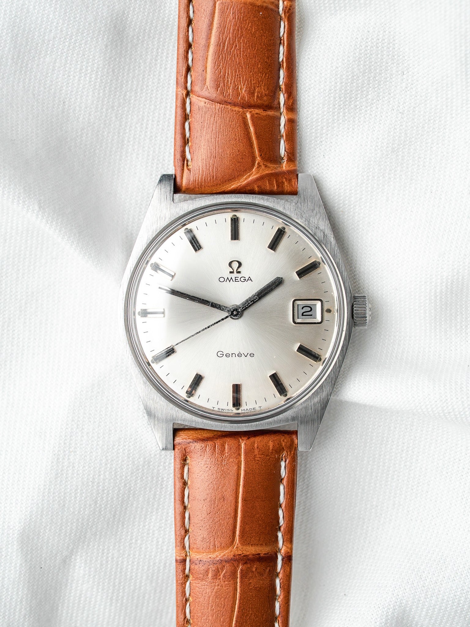 Omega Genève Watch 136.041 Steel — Silver Dial (1969)
