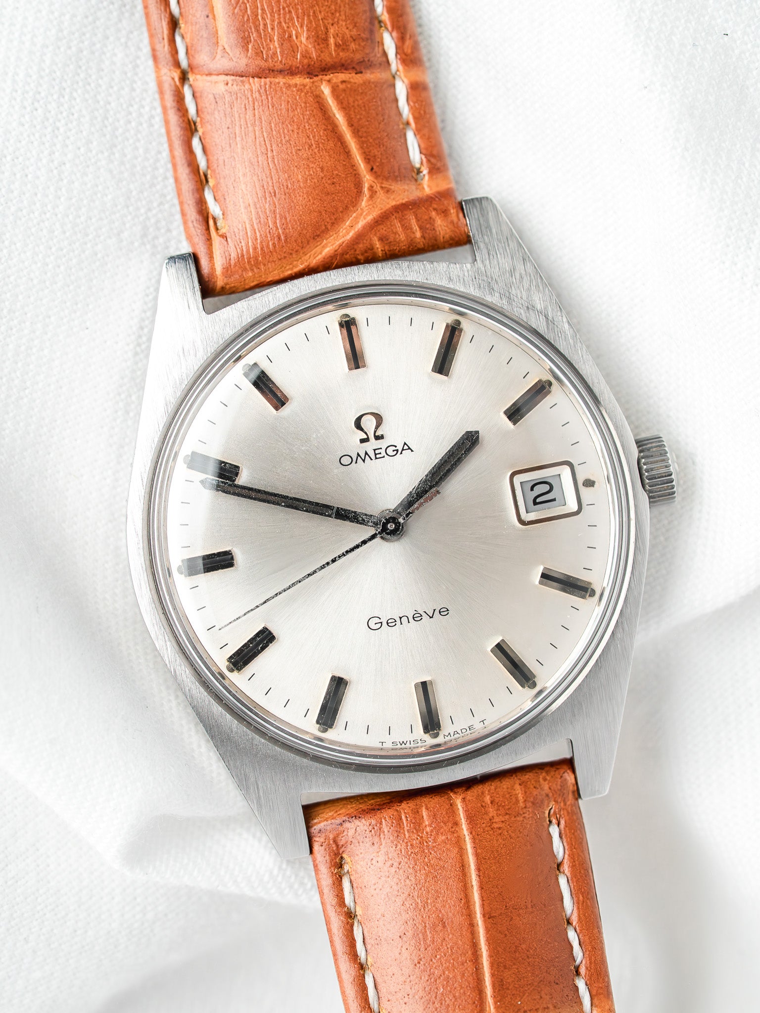 Omega Genève Watch 136.041 Steel — Silver Dial (1969)