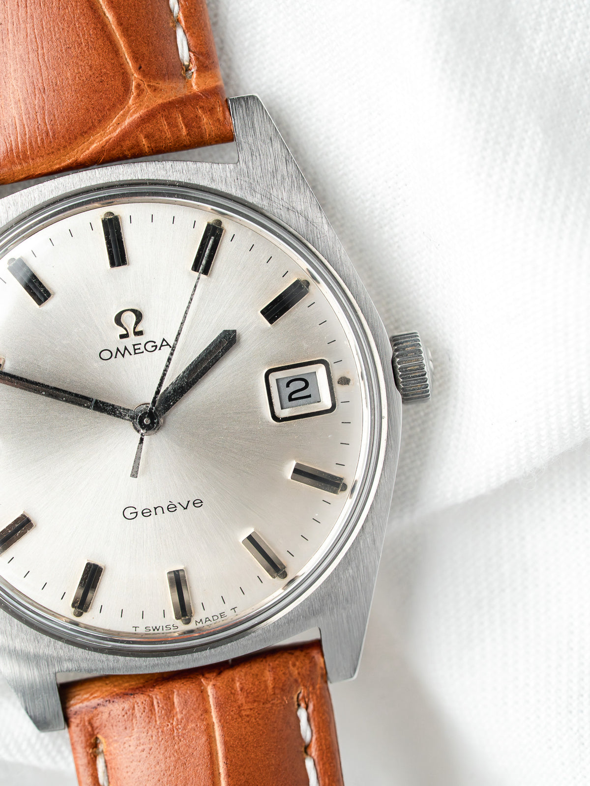 Omega Genève Watch 136.041 Steel — Silver Dial (1969)