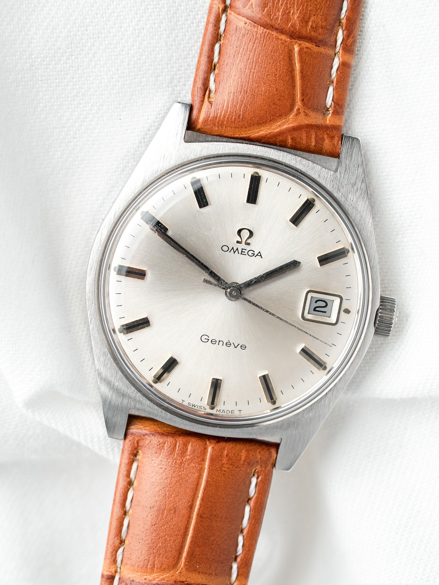 Omega Genève Watch 136.041 Steel — Silver Dial (1969)