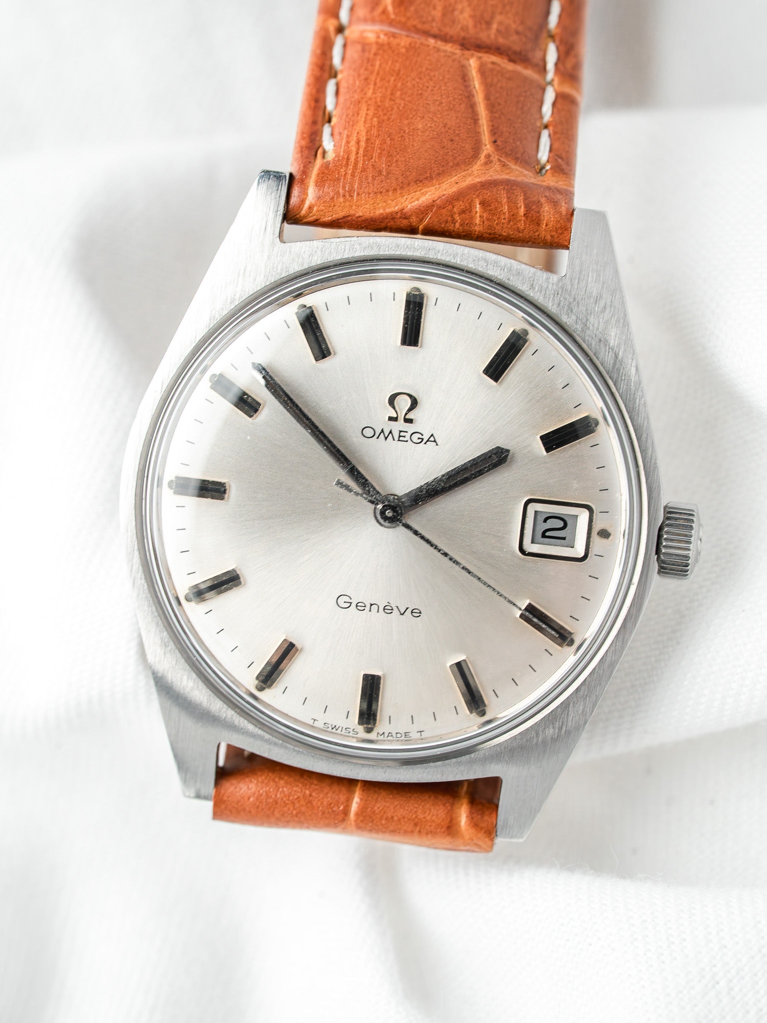 Omega Genève Watch 136.041 Steel — Silver Dial (1969)