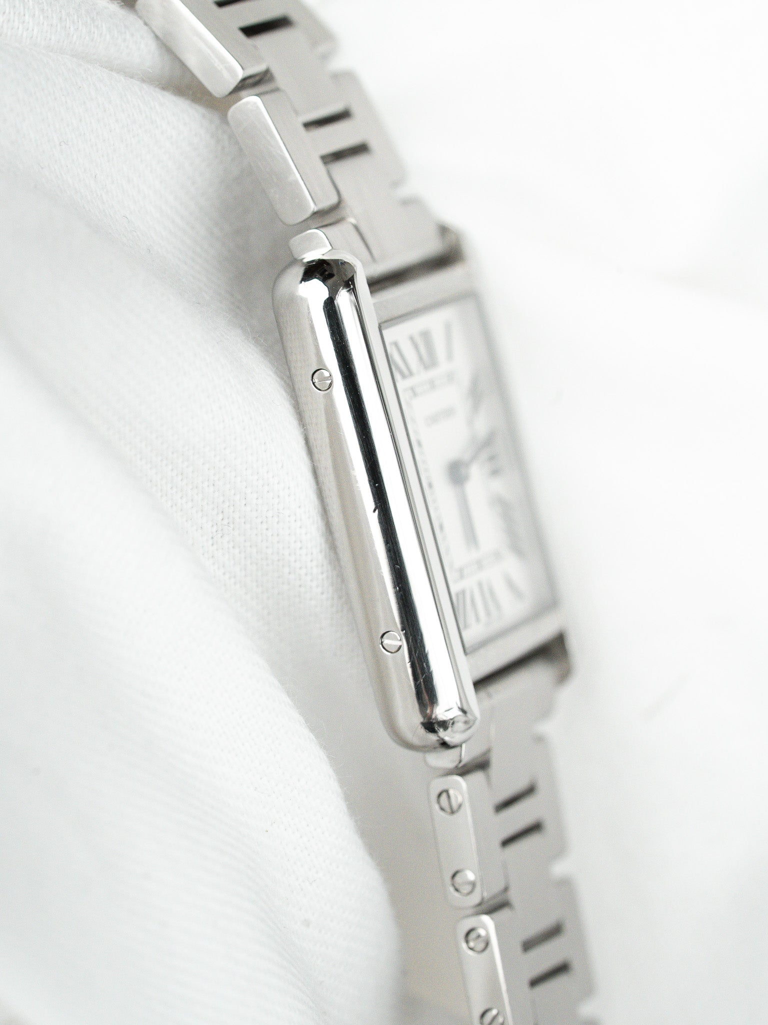Cartier Tank Solo Medium Watch 3170 — Acciaio su Acciaio (anni 2010)