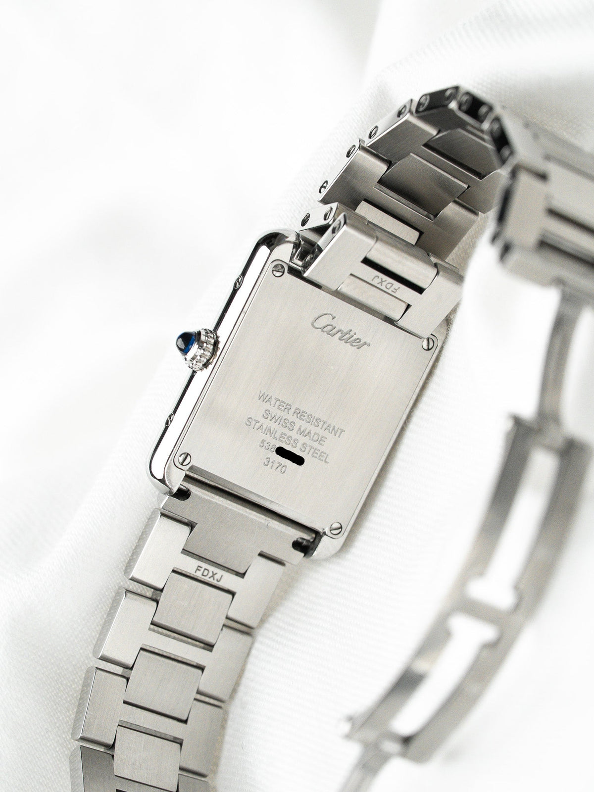 Cartier Tank Solo Medium Watch 3170 — Acciaio su Acciaio (anni 2010)