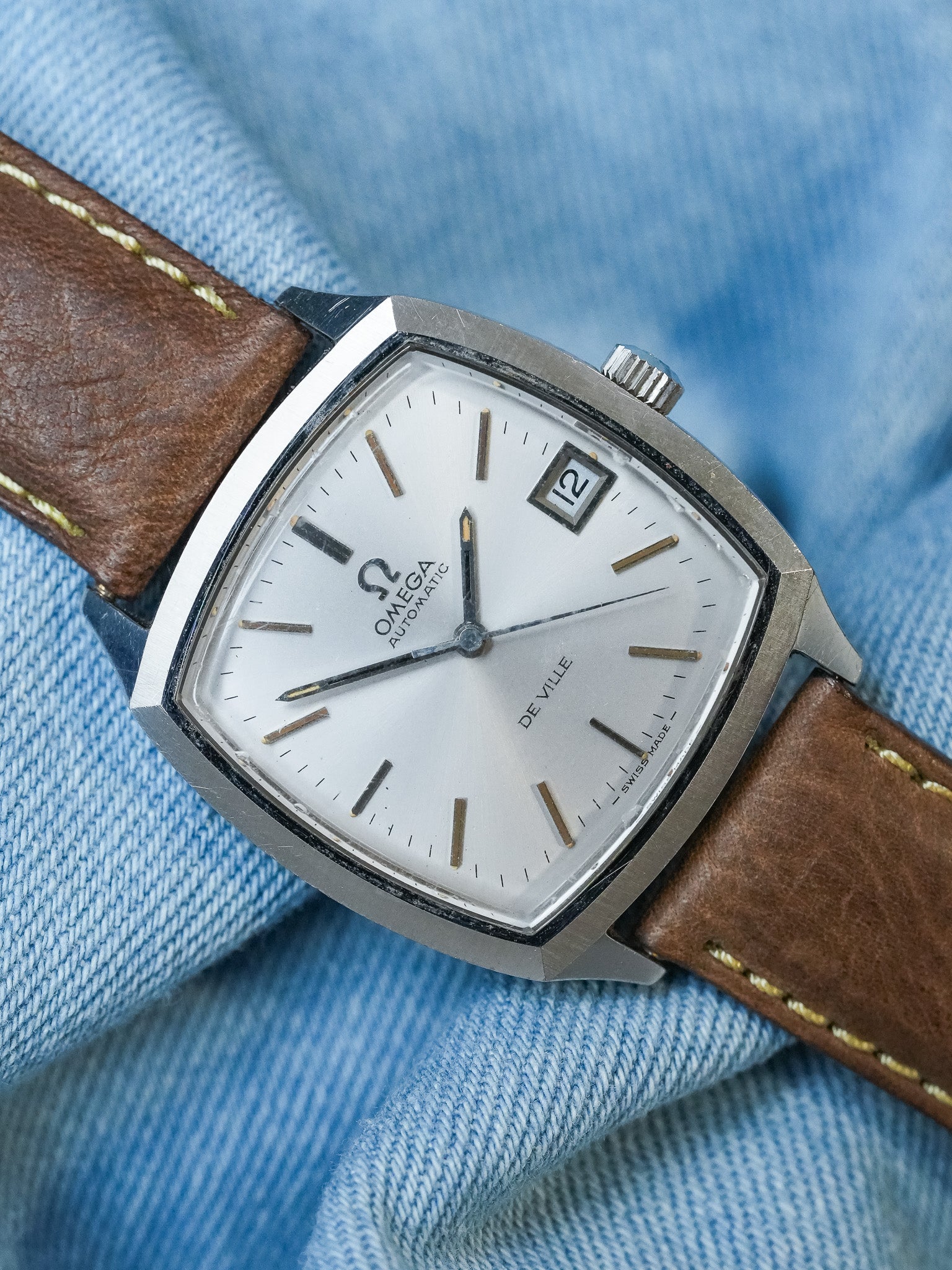 Omega - De Ville 166.075 Tonneau Acier - 1970s